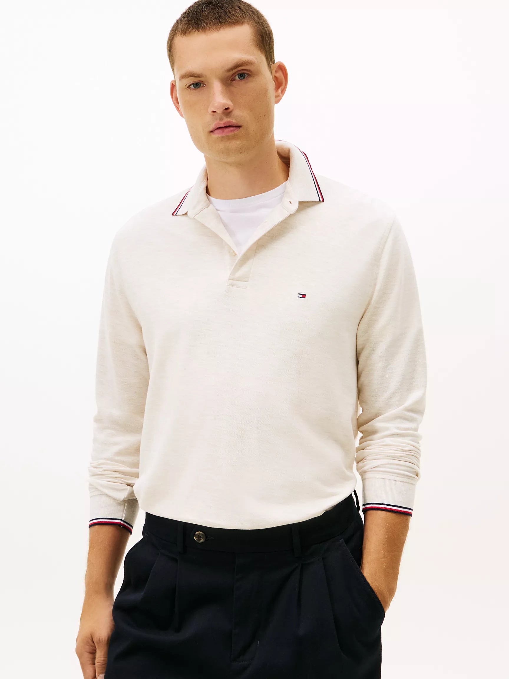 Tommy Hilfiger - Long-Sleeve Tommy Wicking Polo