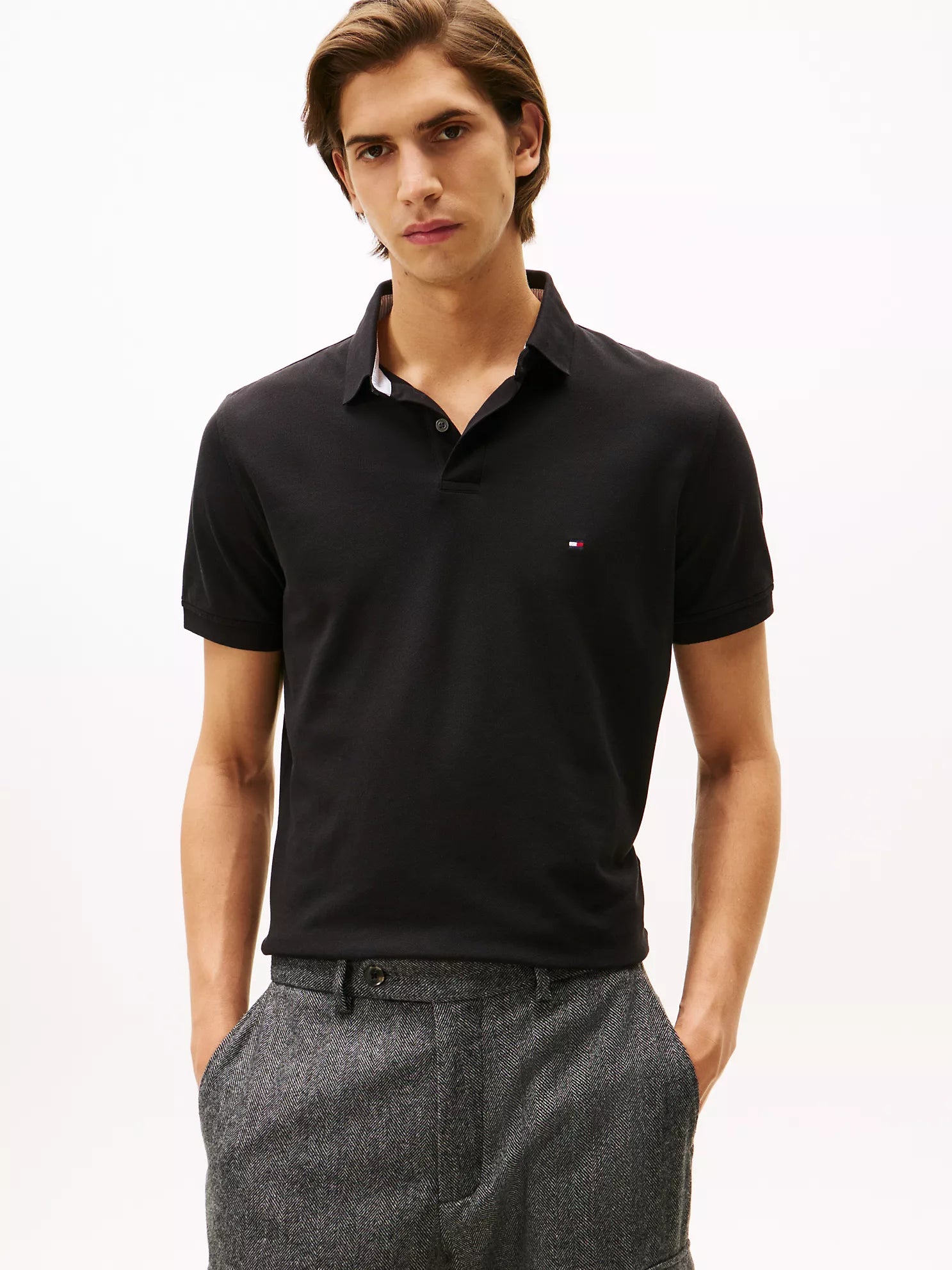 Regular Fit Stretch Tommy Polo