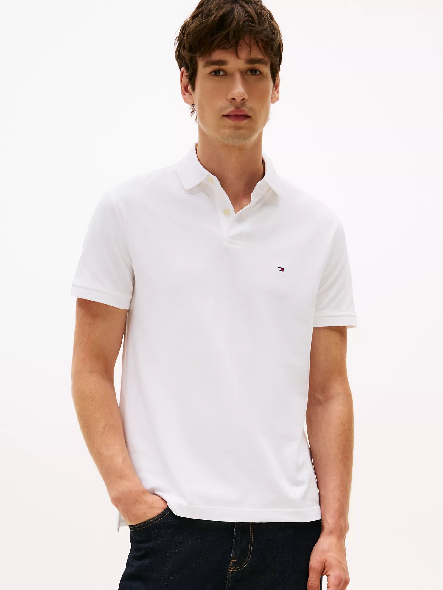 Regular Fit Stretch Tommy Polo
