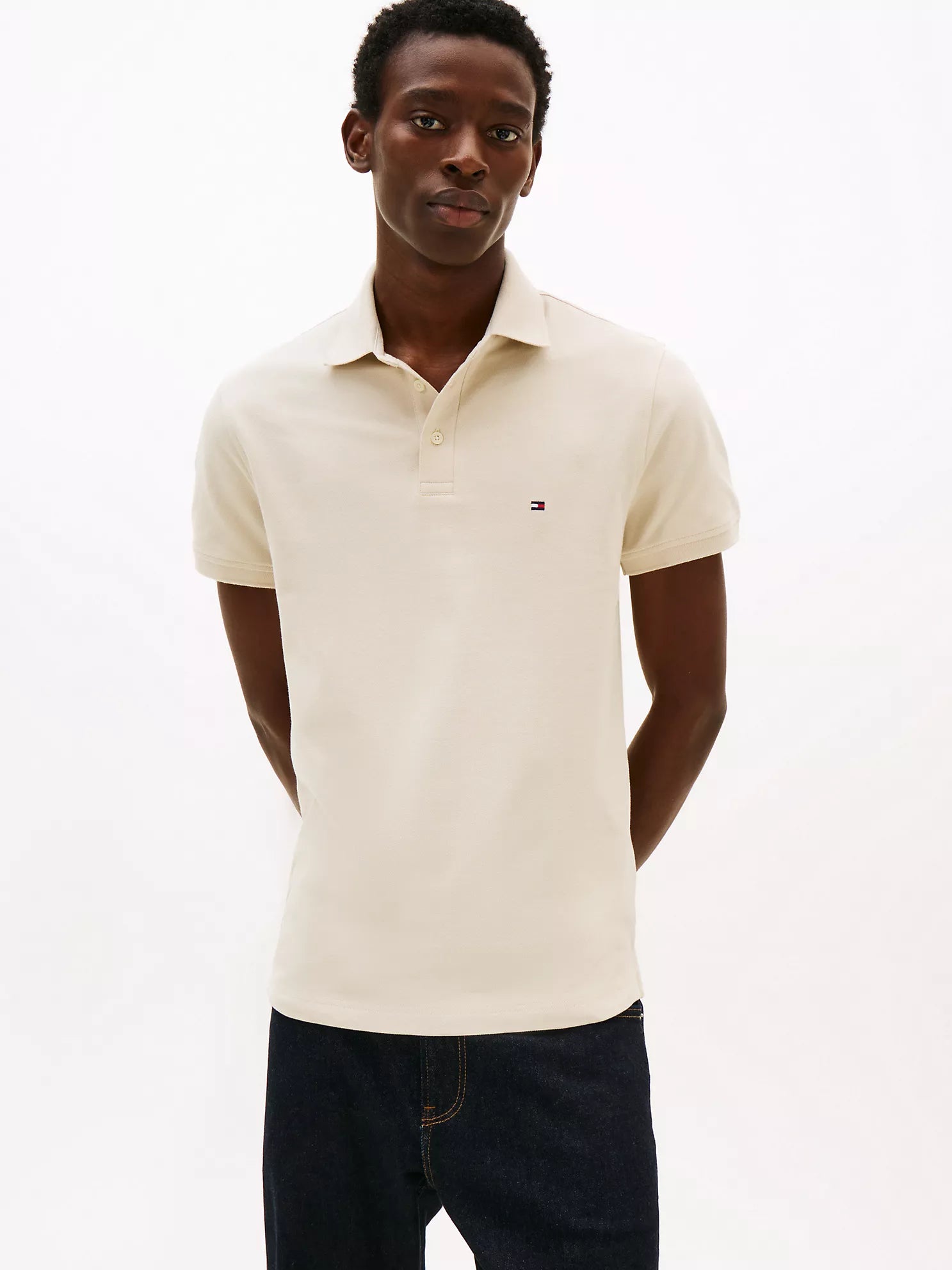Regular Fit Stretch Tommy Polo