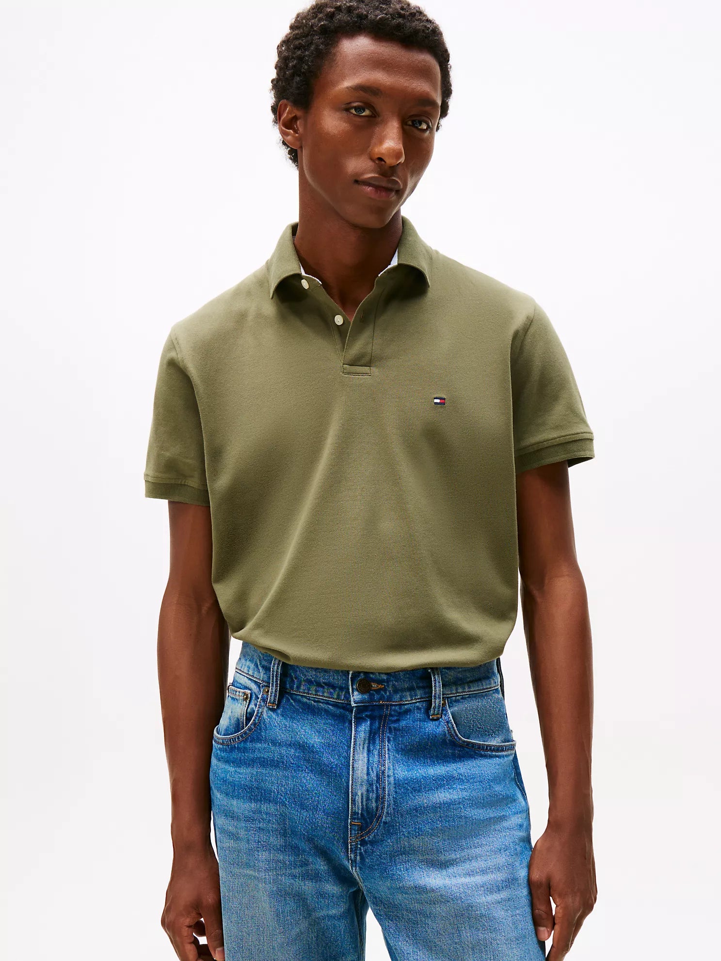 Regular Fit Stretch Tommy Polo