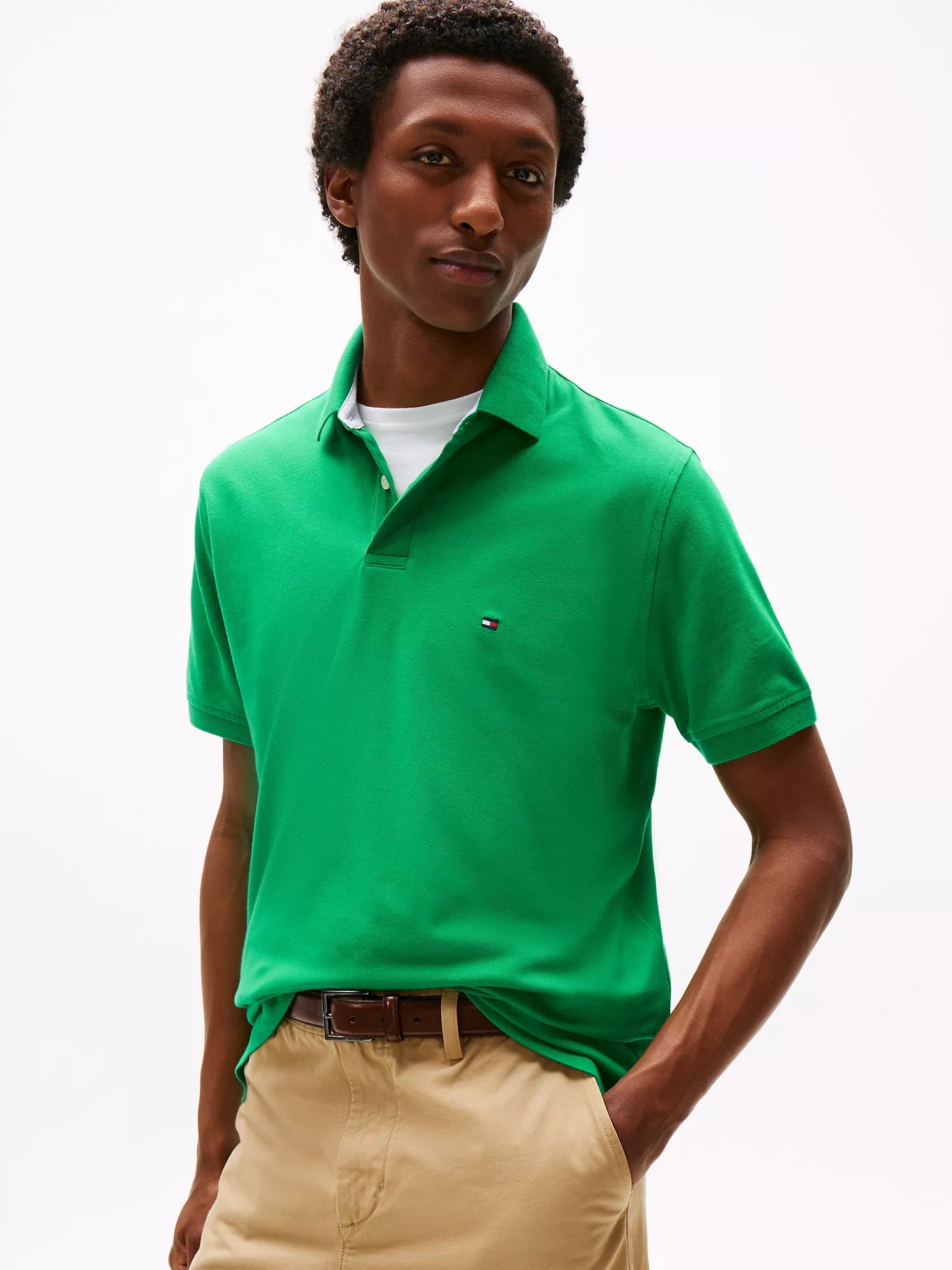 Regular Fit Stretch Tommy Polo