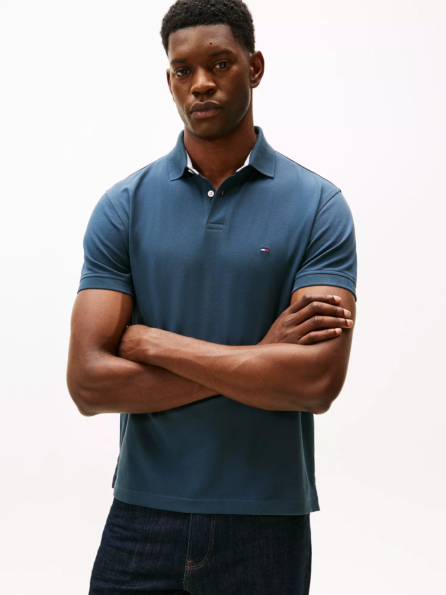 Tommy Hilfiger - Regular Fit Stretch Tommy Polo
