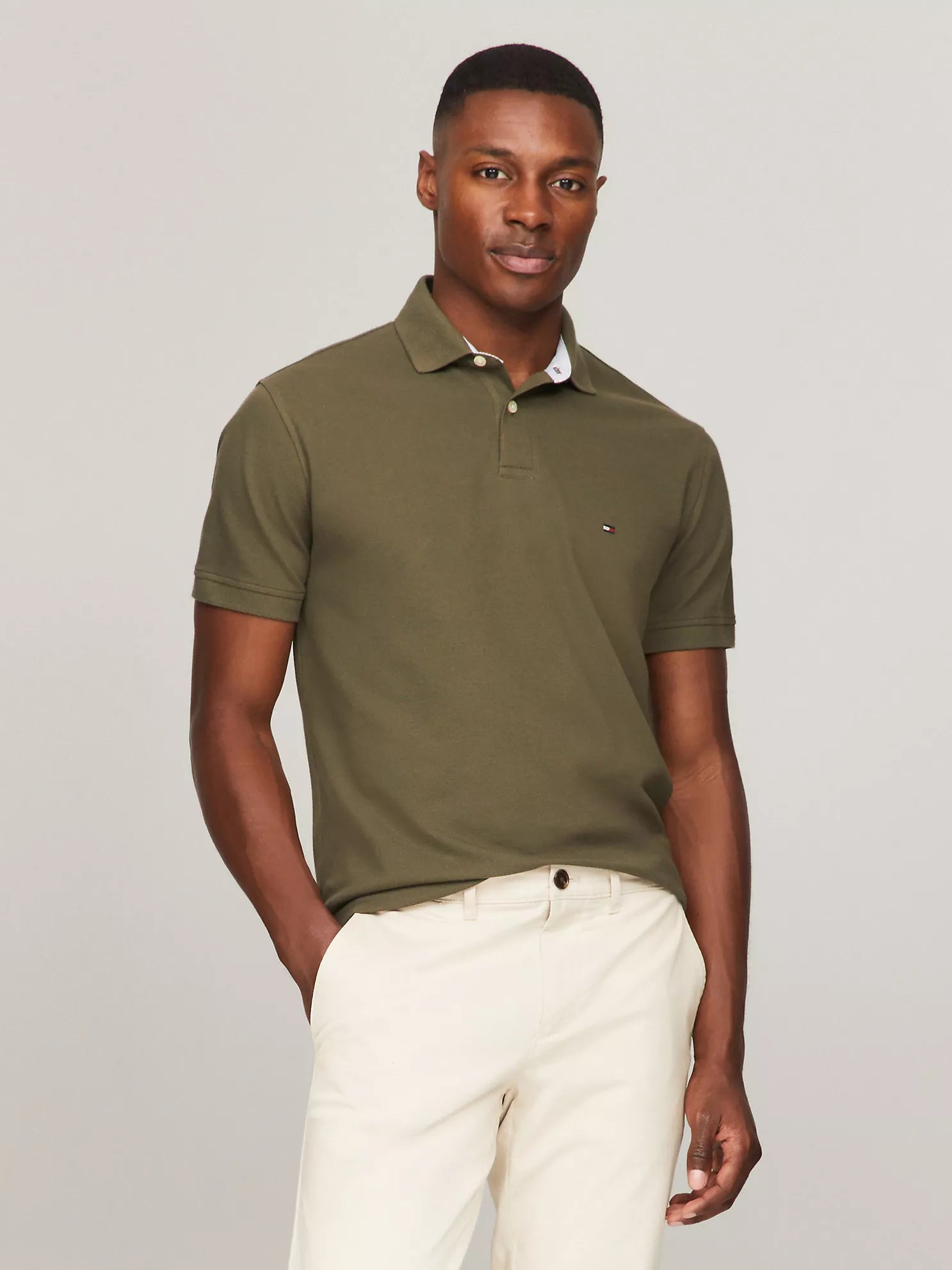 Regular Fit Stretch Tommy Polo