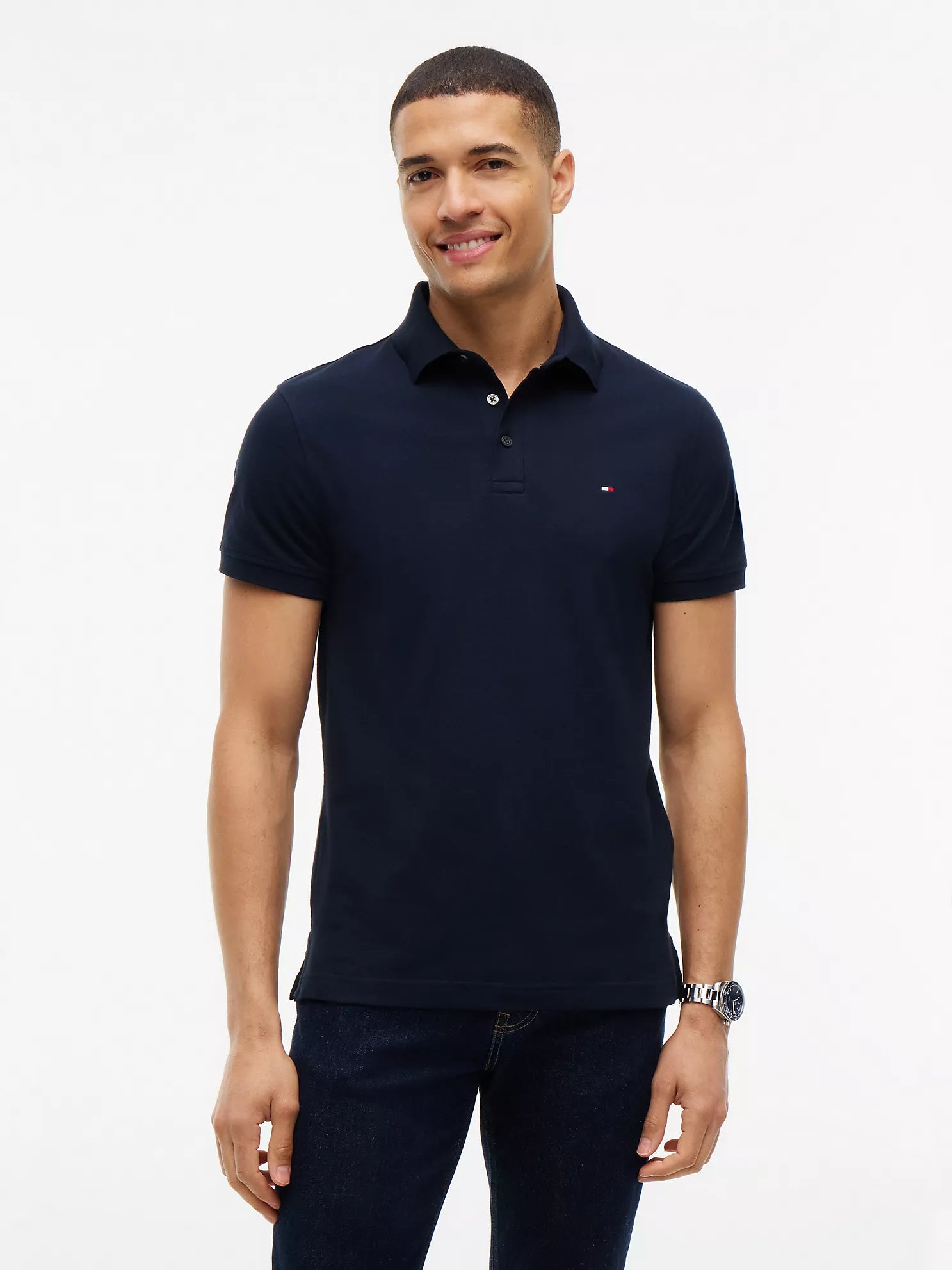 Tommy Hilfiger - Slim Fit Stretch Pique Polo