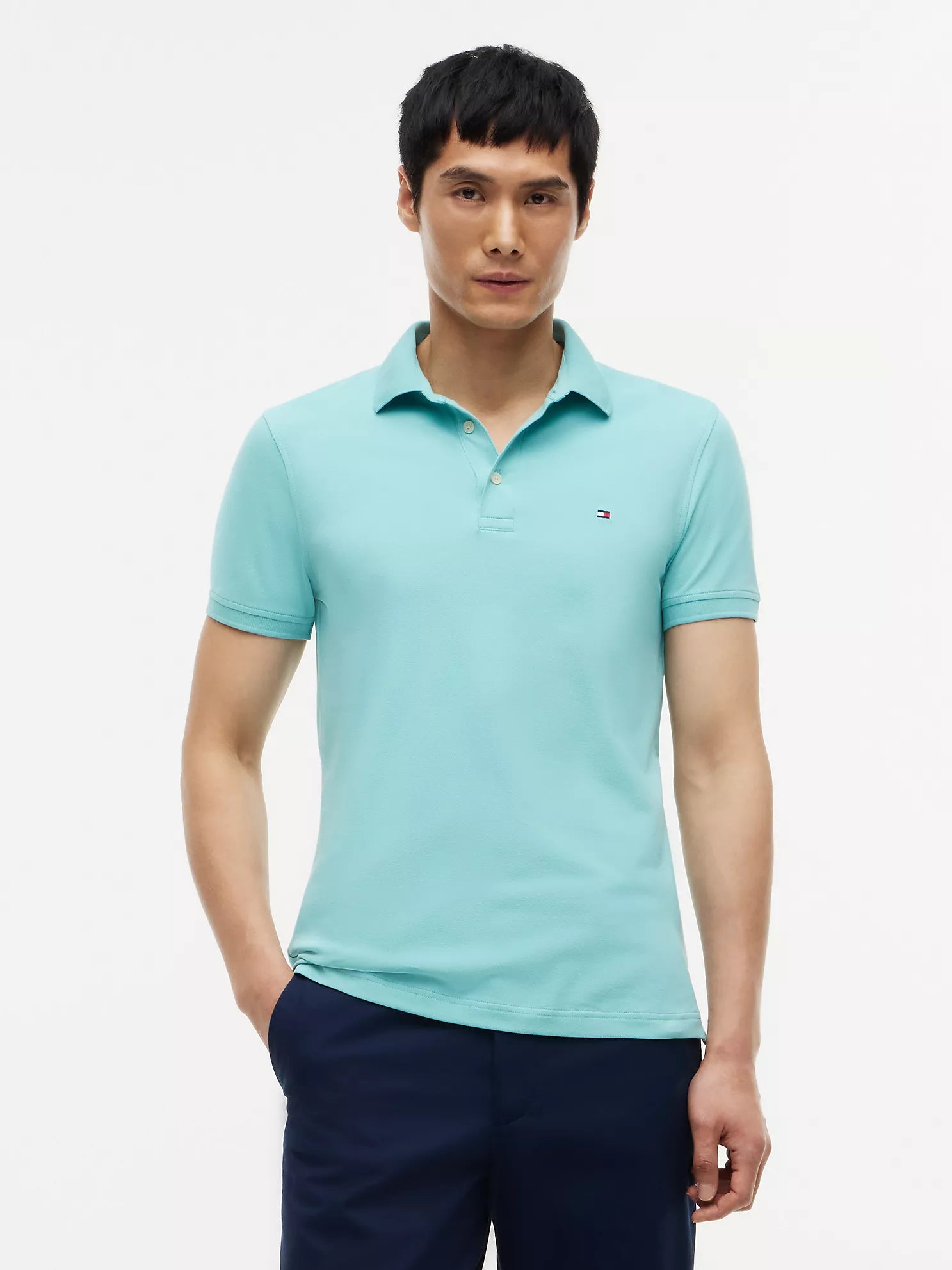 Tommy Hilfiger - Slim Fit Stretch Pique Polo