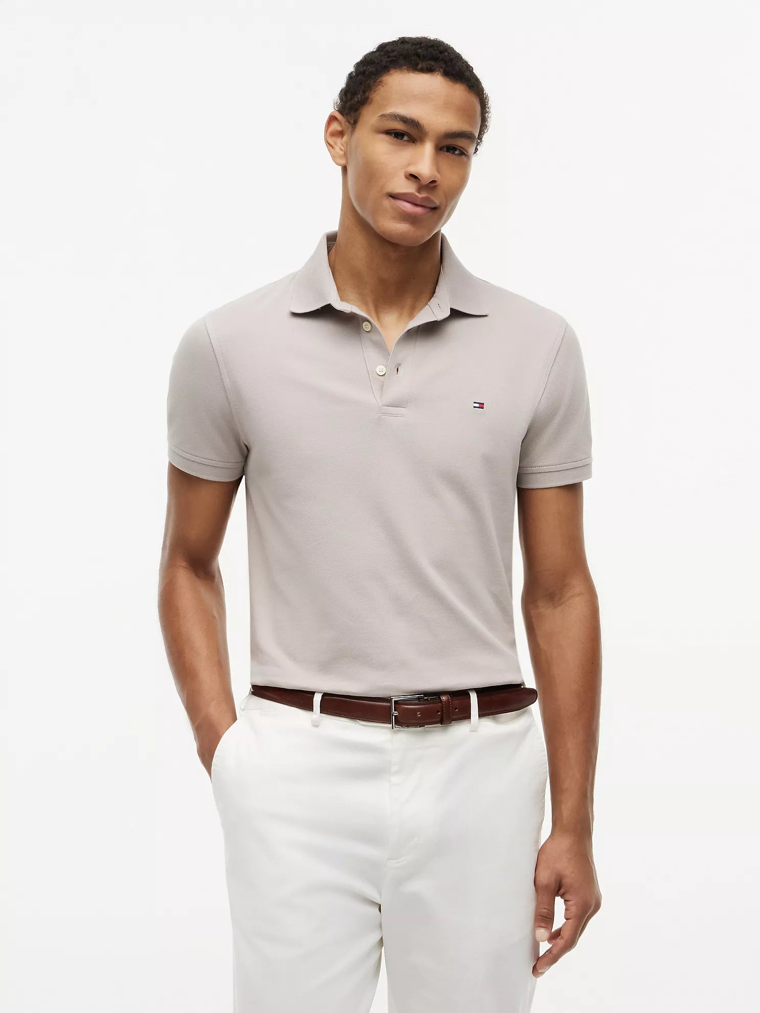 Tommy Hilfiger - Slim Fit Stretch Pique Polo