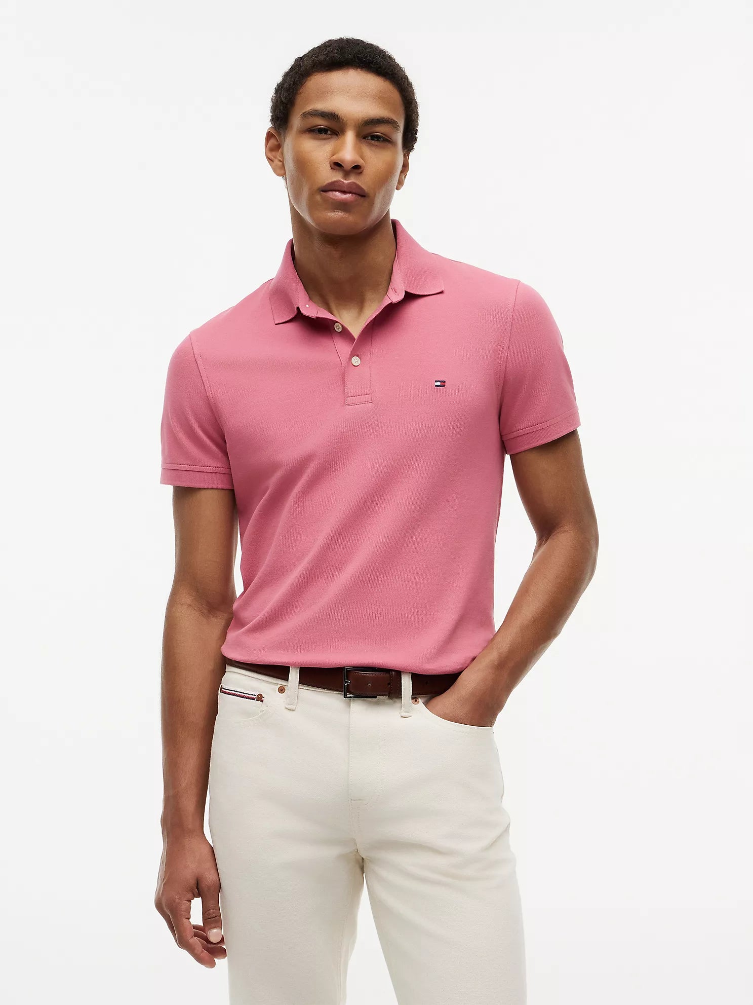 Tommy Hilfiger - Slim Fit Stretch Pique Polo