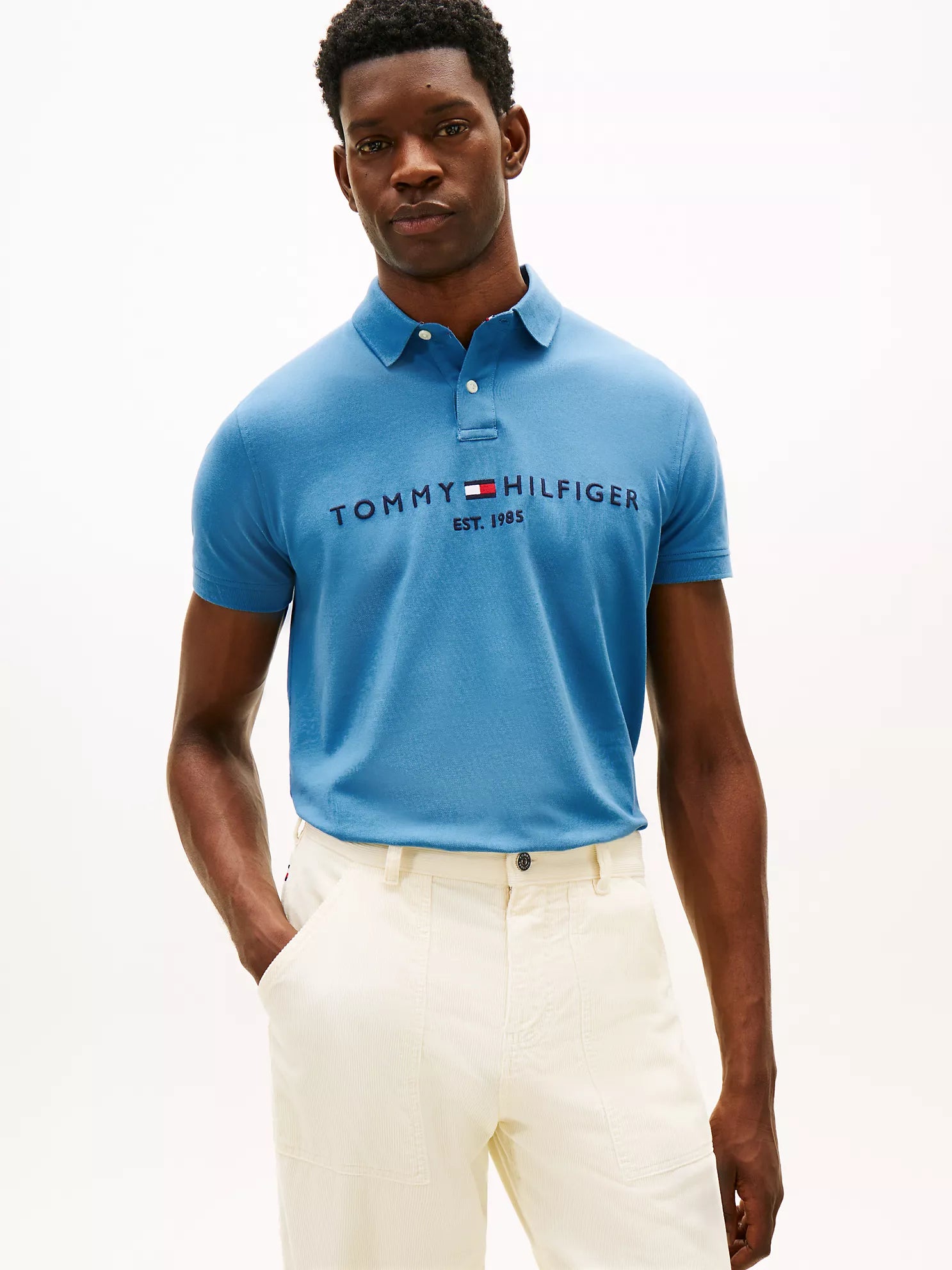 Tommy Hilfiger - Embroidered Tommy Logo Polo