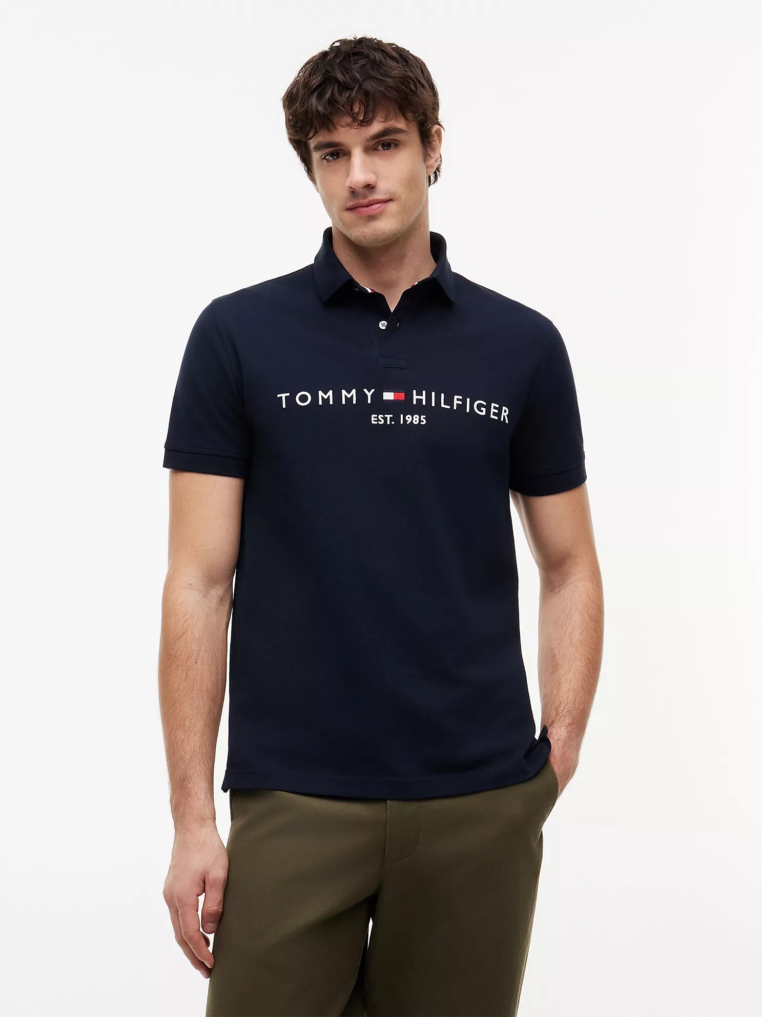 Tommy Hilfiger - Embroidered Tommy Logo Polo