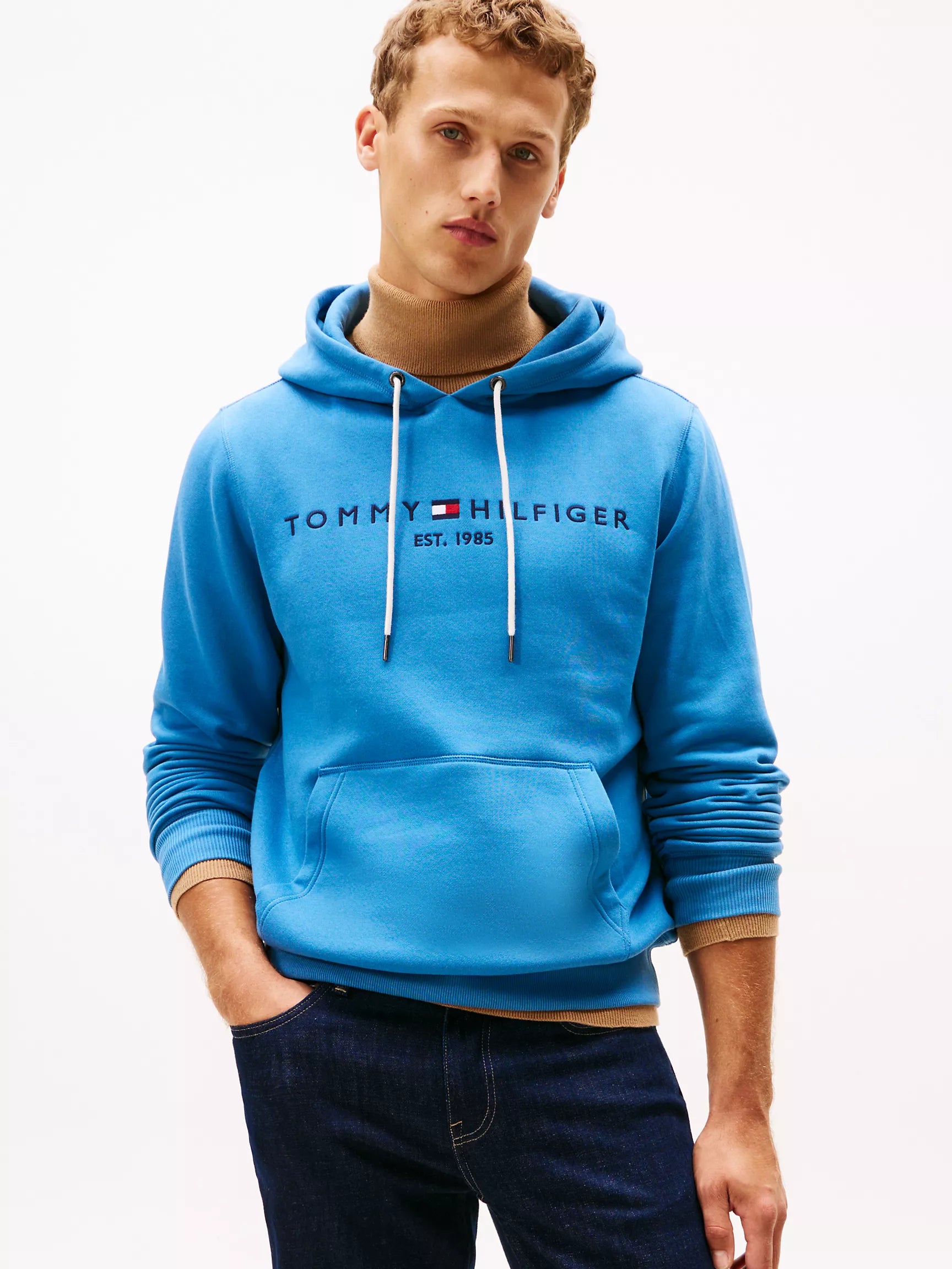 Tommy Hilfiger - Embroidered Tommy Logo Hoodie