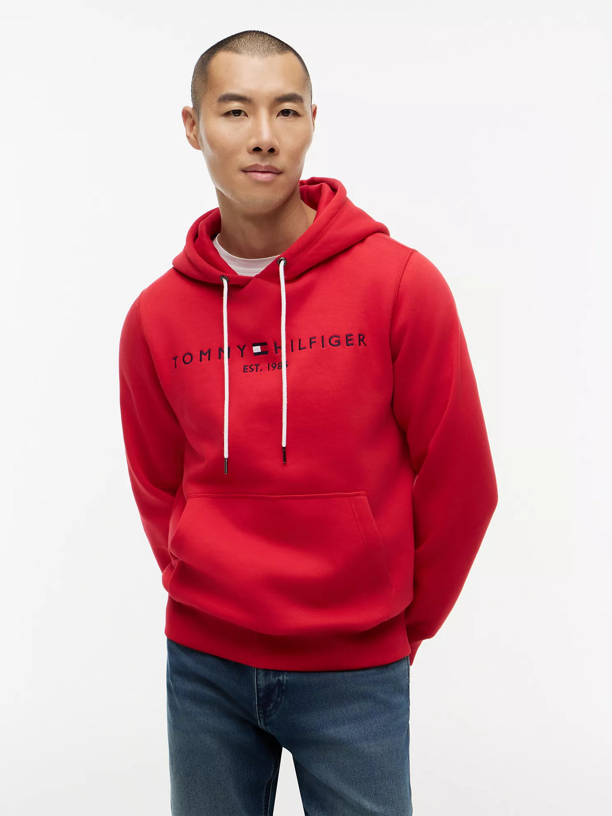 Tommy Hilfiger - Embroidered Tommy Logo Hoodie