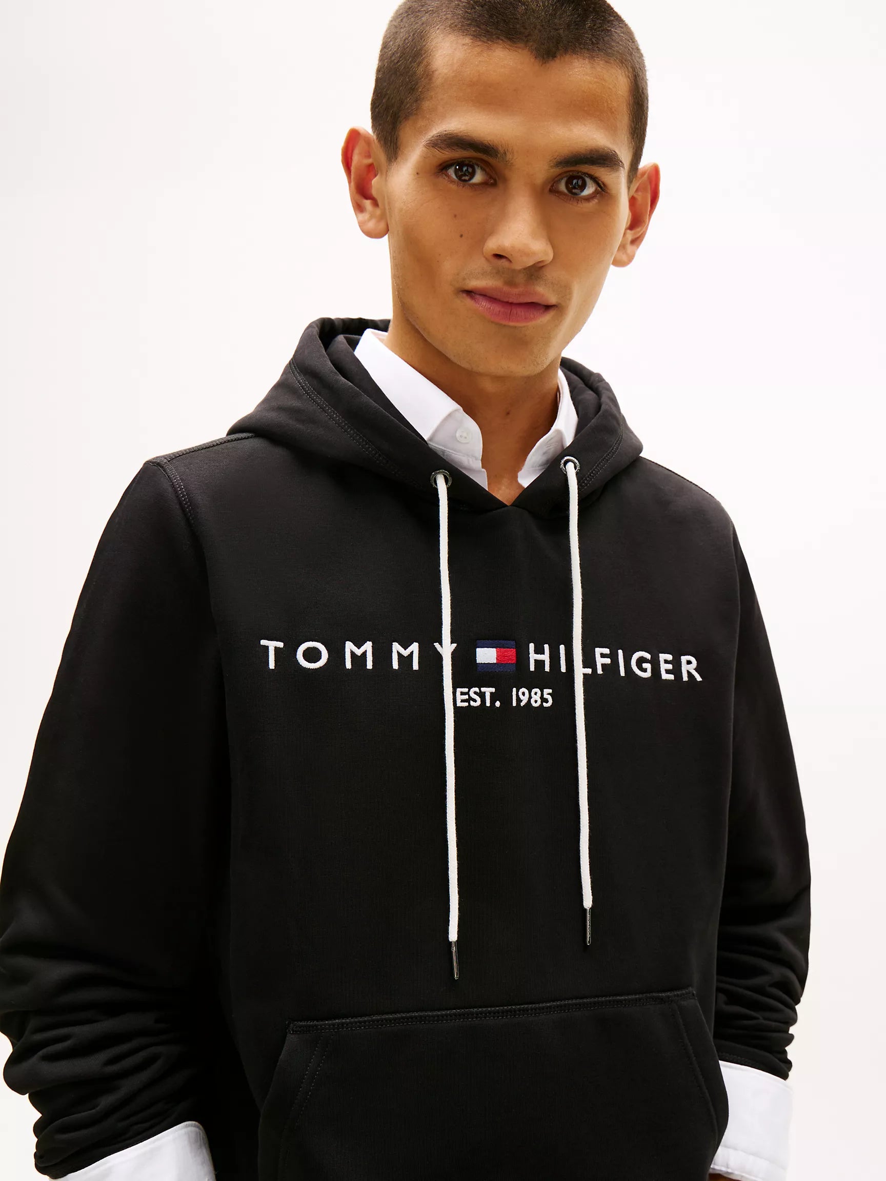 Tommy Hilfiger - Embroidered Tommy Logo Hoodie