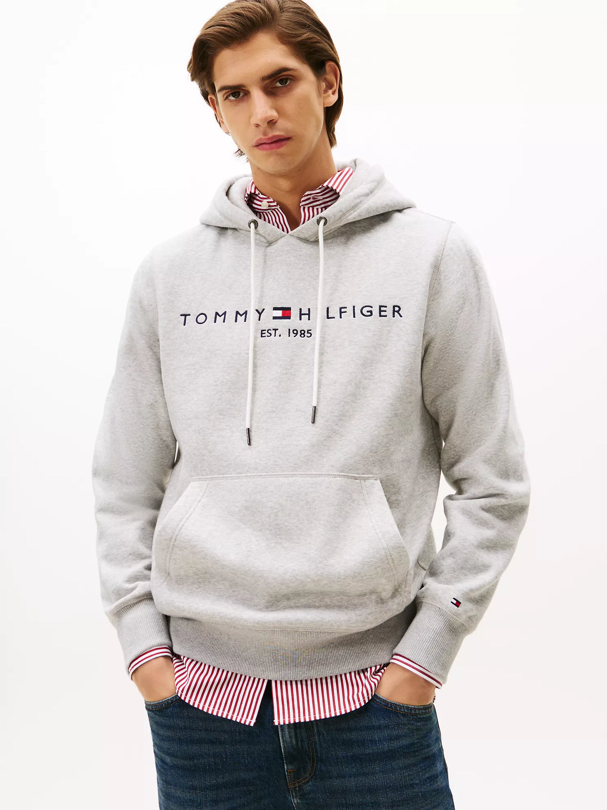 Tommy Hilfiger - Embroidered Tommy Logo Hoodie