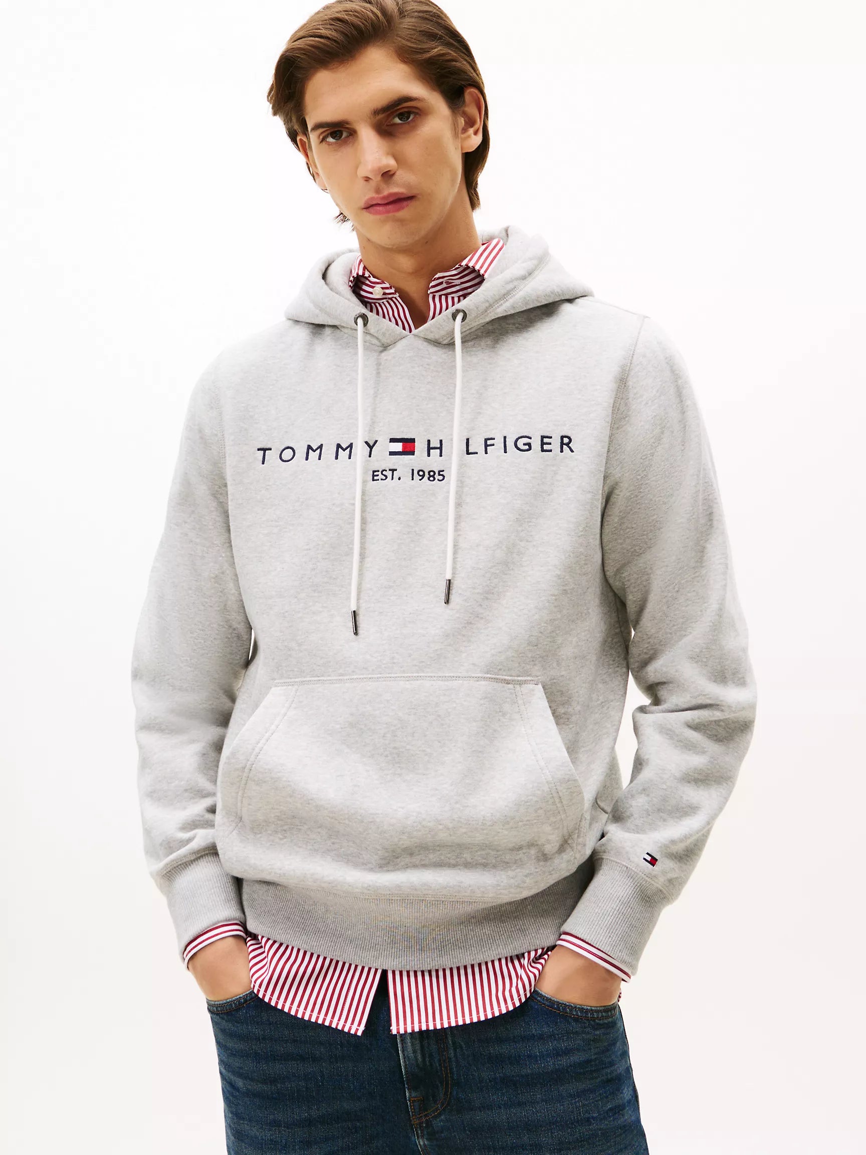 Tommy Hilfiger - Embroidered Tommy Logo Hoodie