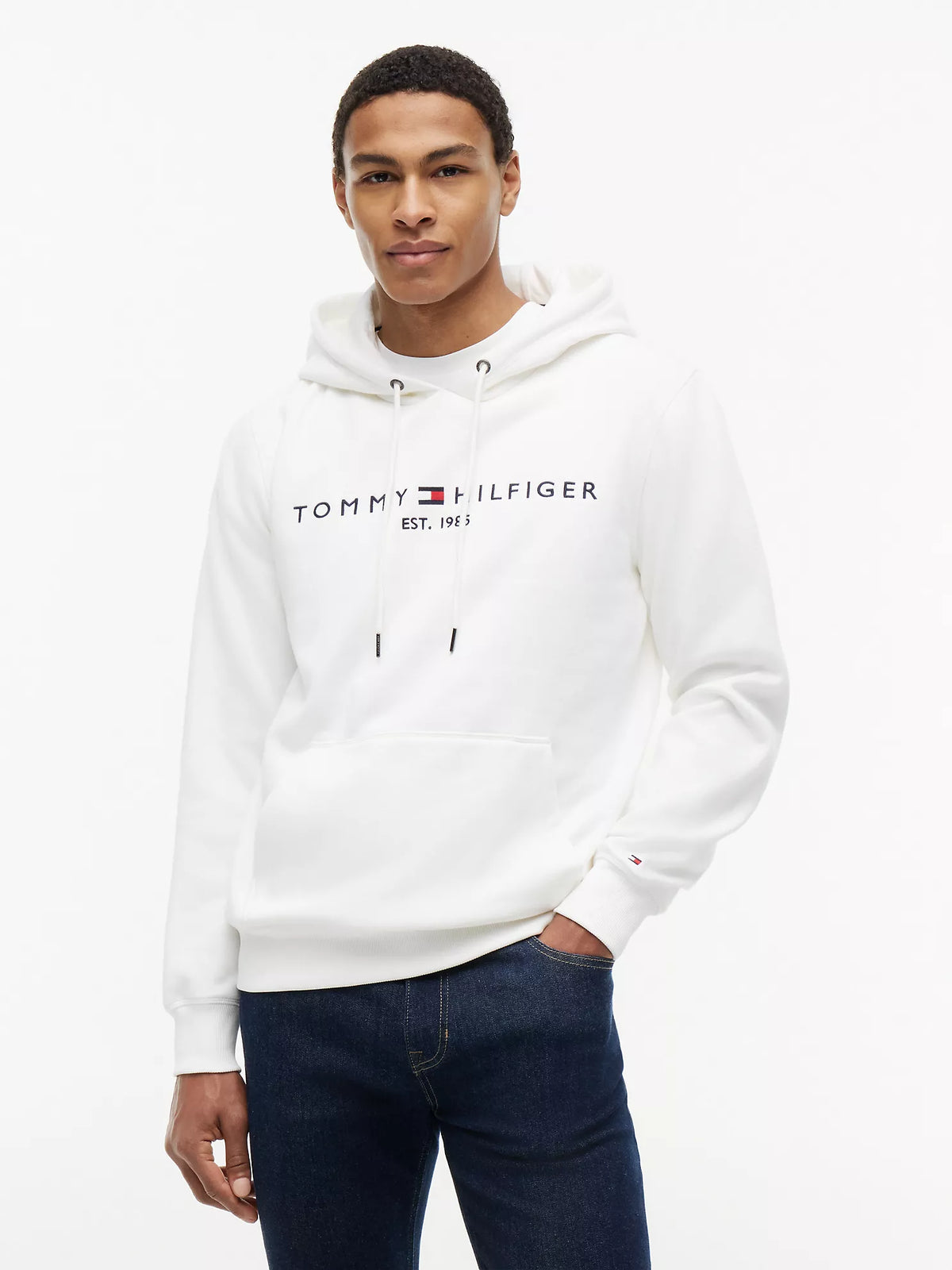 Tommy Hilfiger - Embroidered Tommy Logo Hoodie
