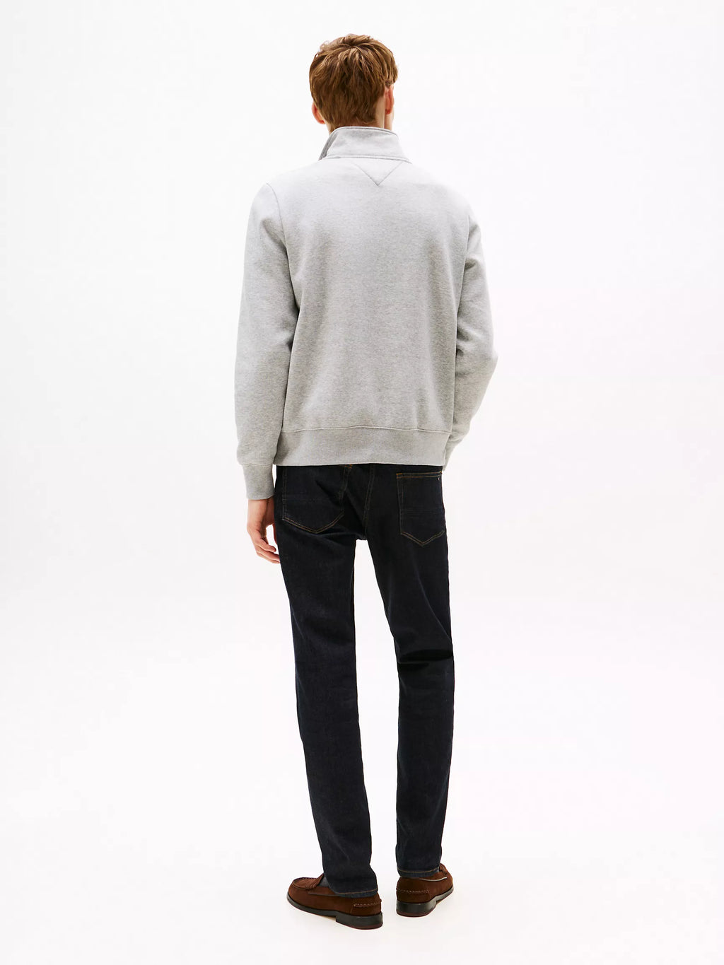 Tommy Hilfiger - Embroidered Tommy Logo Quarter-Zip