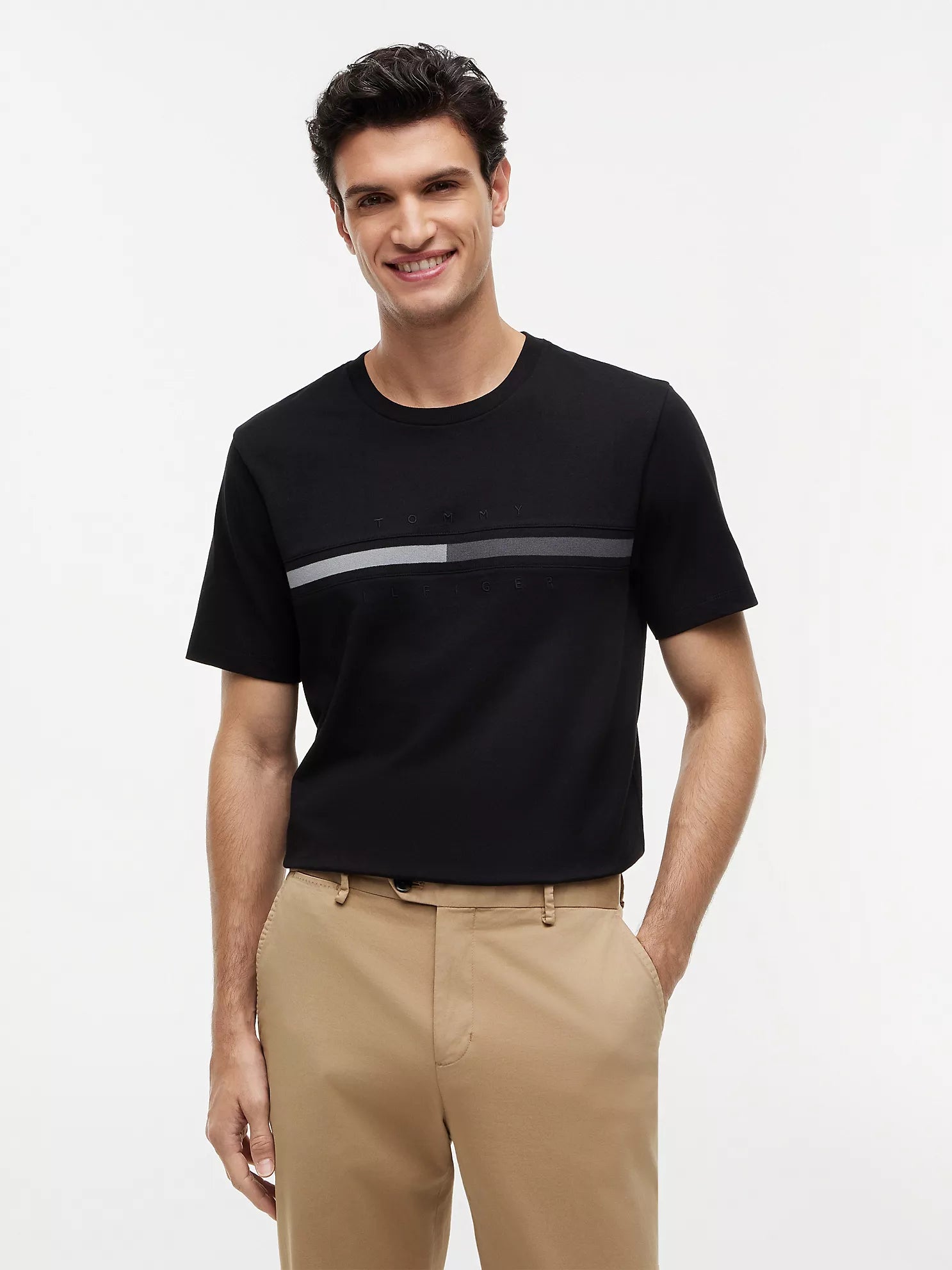 Tommy Hilfiger - Tonal Flag Logo T-Shirt