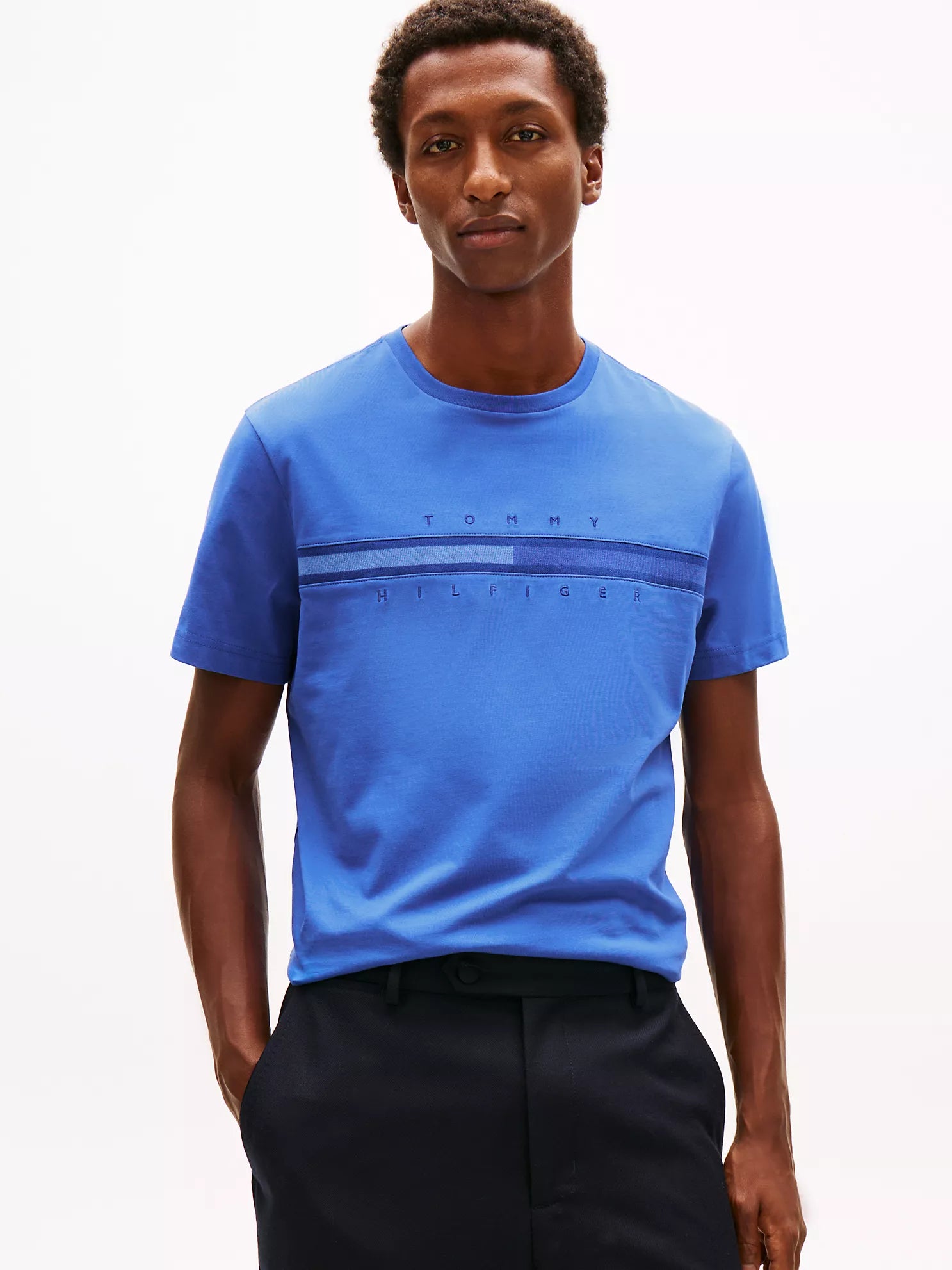 Tommy Hilfiger - Tonal Flag Logo T-Shirt