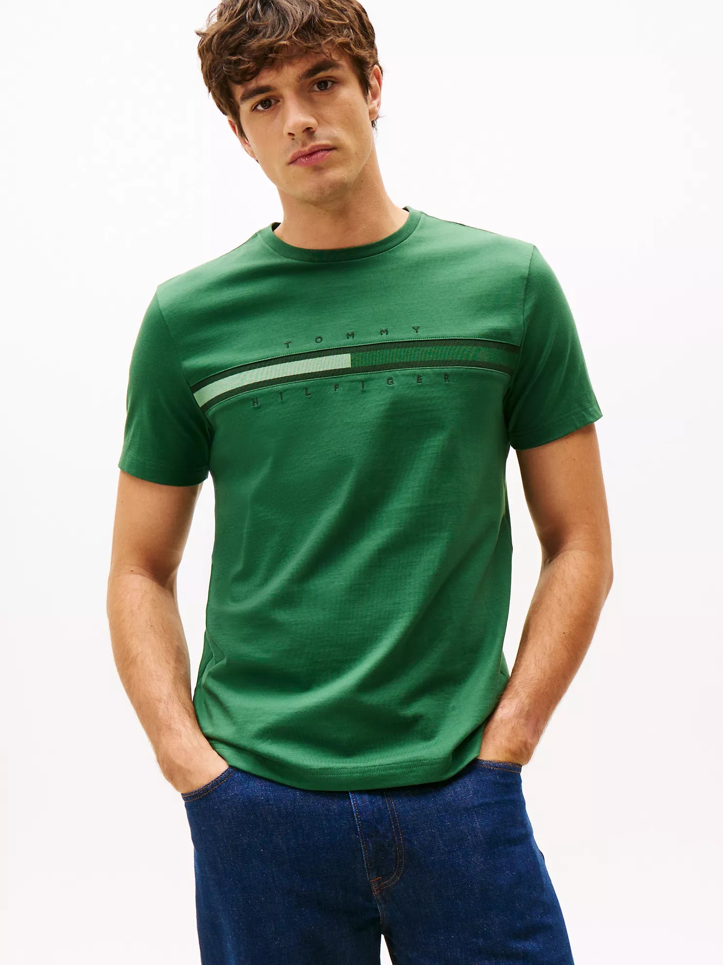 Tommy Hilfiger - Tonal Flag Logo T-Shirt