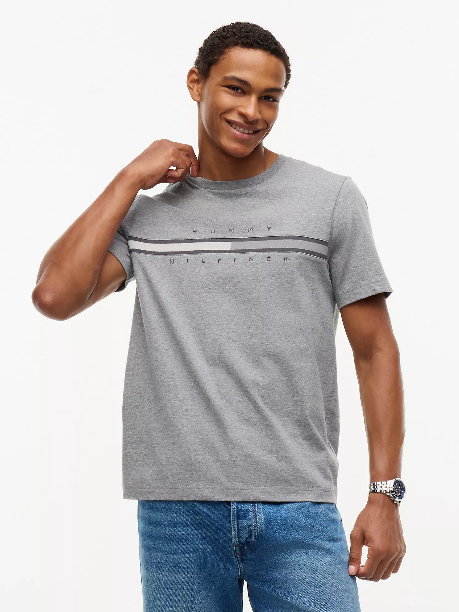 Tommy Hilfiger - Tonal Flag Logo T-Shirt