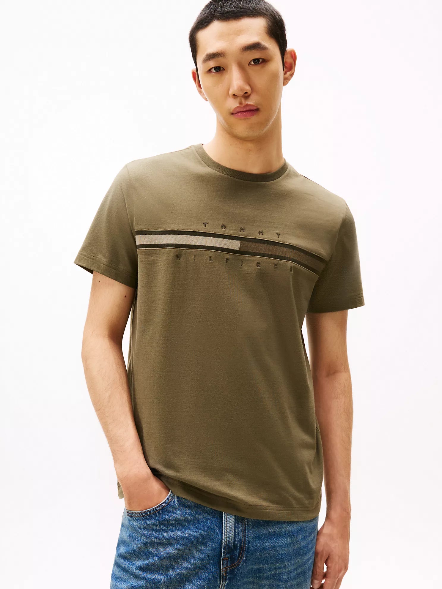 Tommy Hilfiger - Tonal Flag Logo T-Shirt