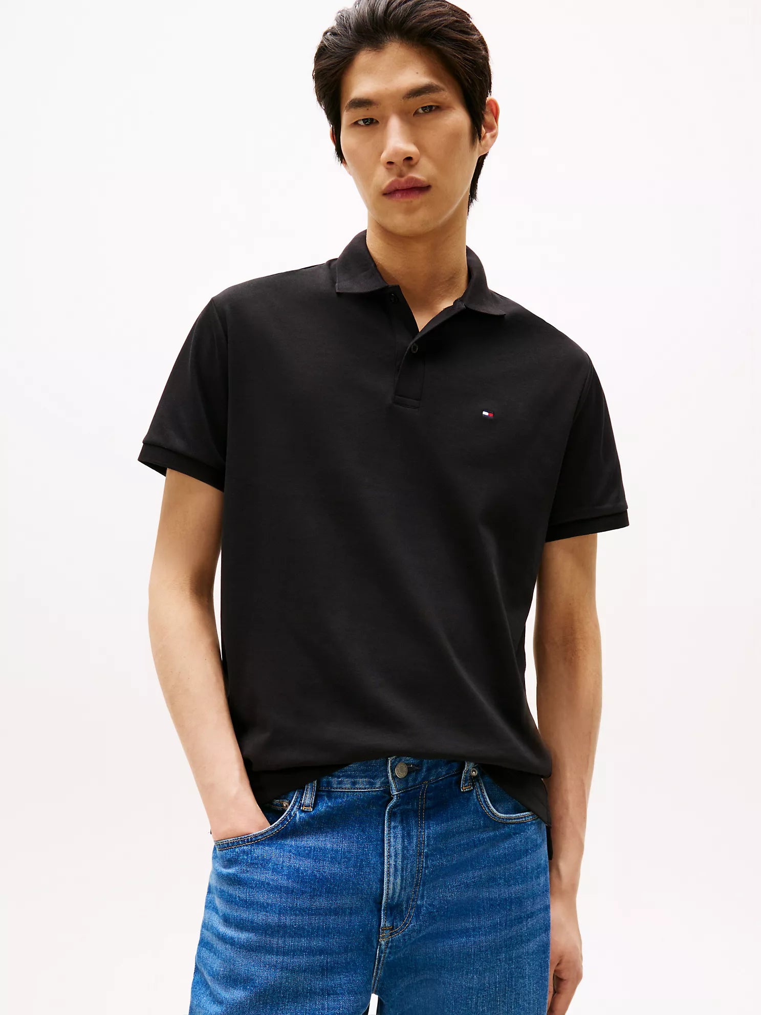 Tommy Hilfiger  - Regular Fit Smooth Cotton Polo