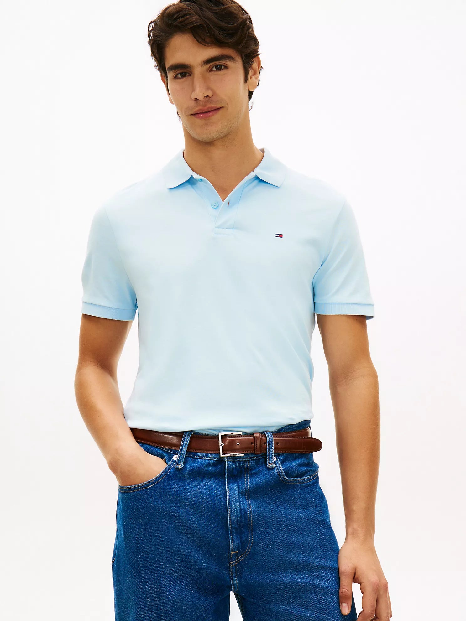 Tommy Hilfiger  - Regular Fit Smooth Cotton Polo