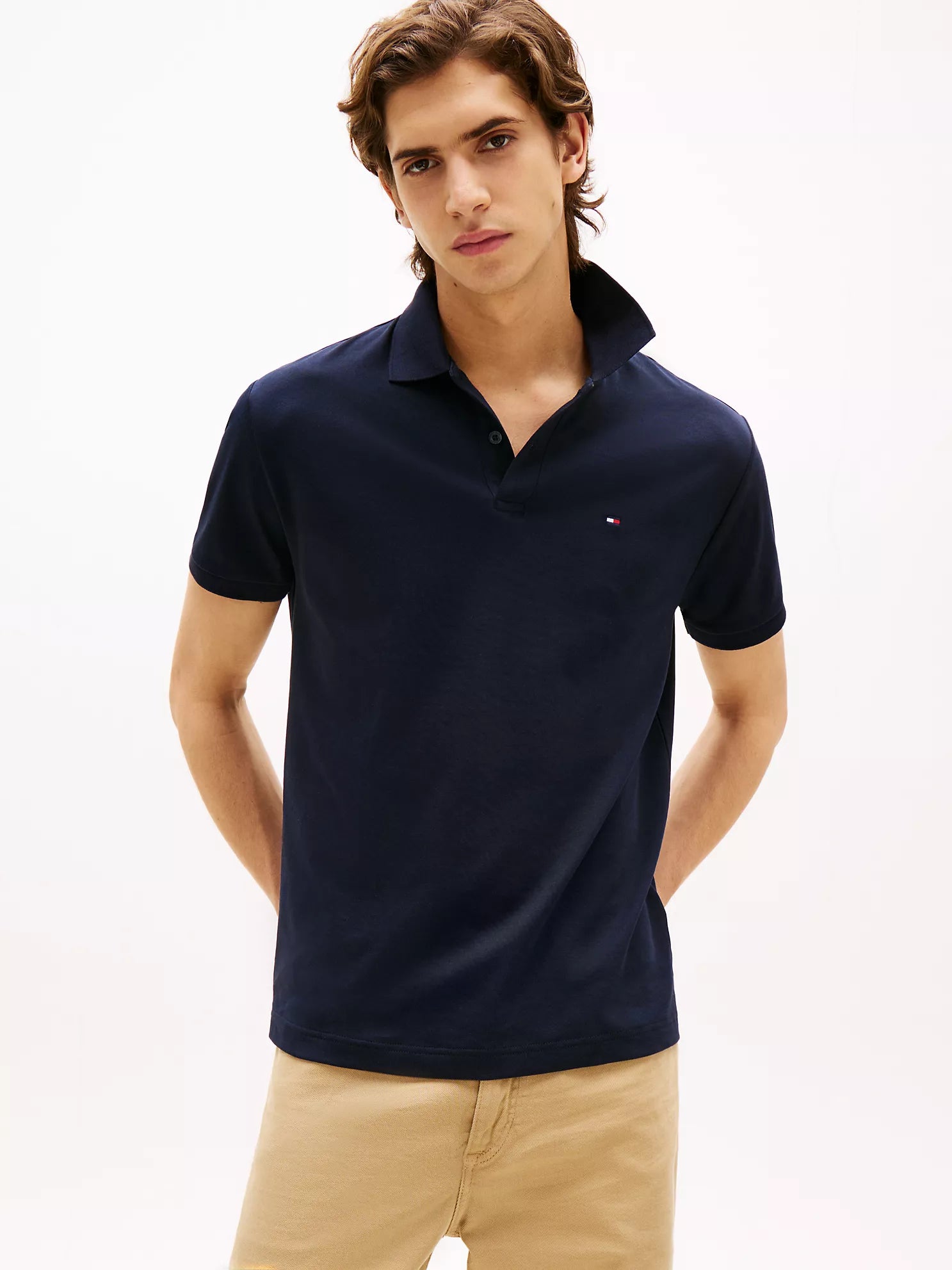 Tommy Hilfiger  - Regular Fit Smooth Cotton Polo