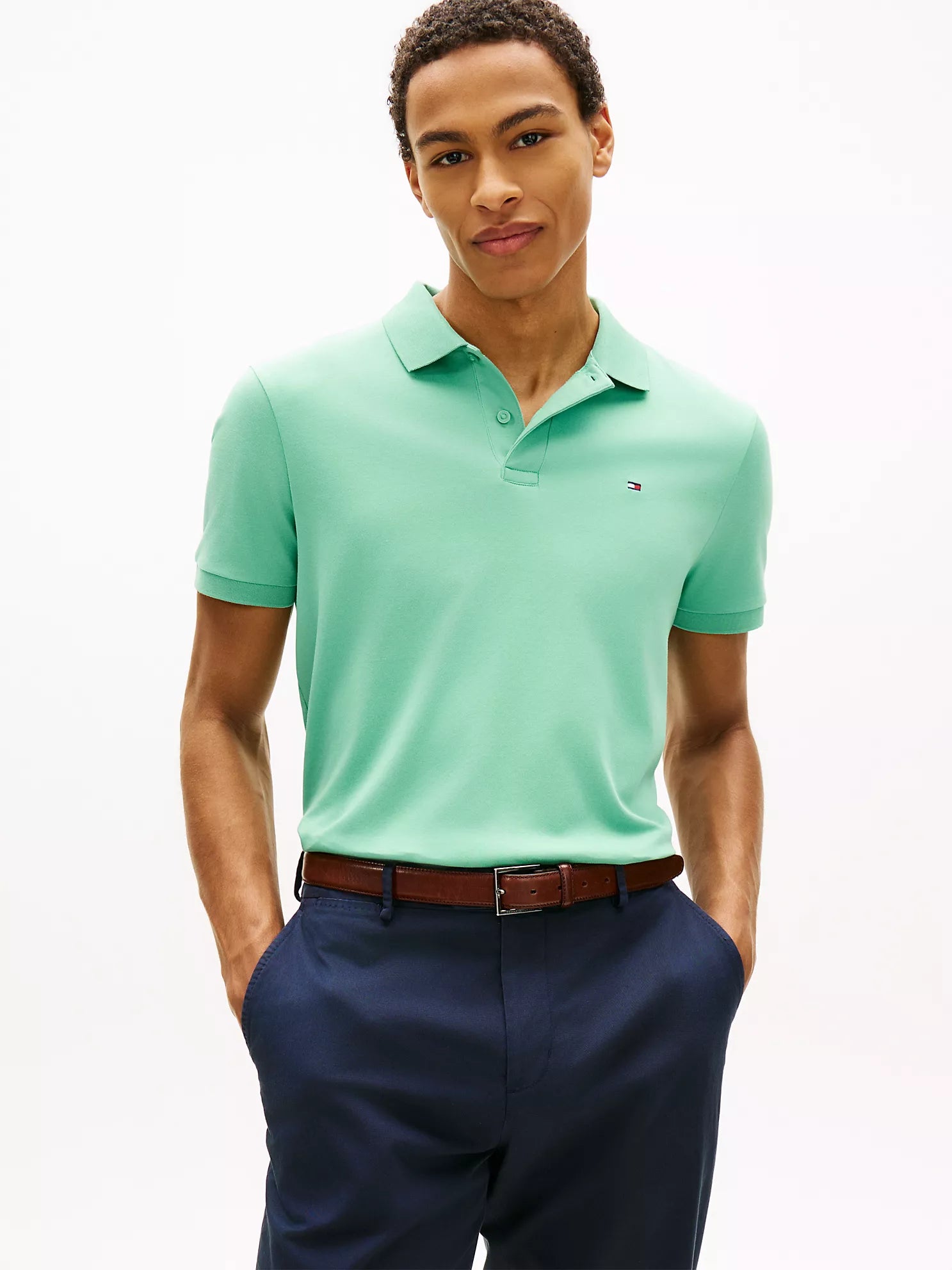 Tommy Hilfiger  - Regular Fit Smooth Cotton Polo