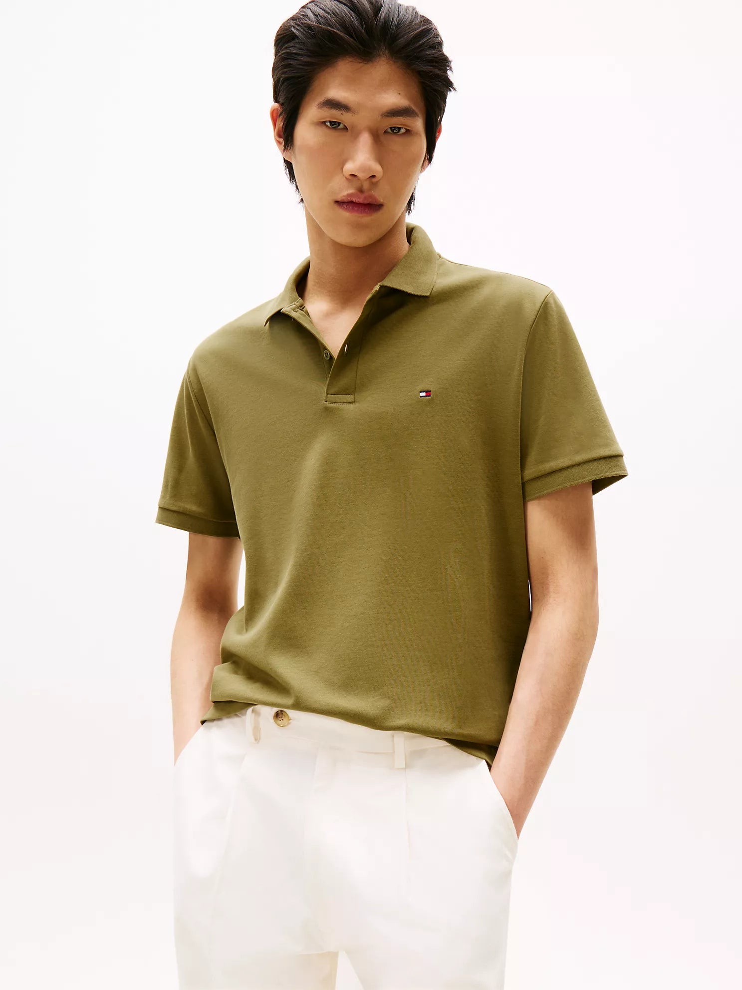 Tommy Hilfiger  - Regular Fit Smooth Cotton Polo
