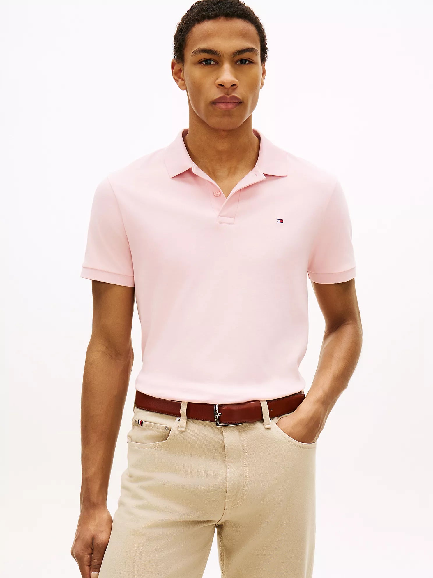 Tommy Hilfiger  - Regular Fit Smooth Cotton Polo