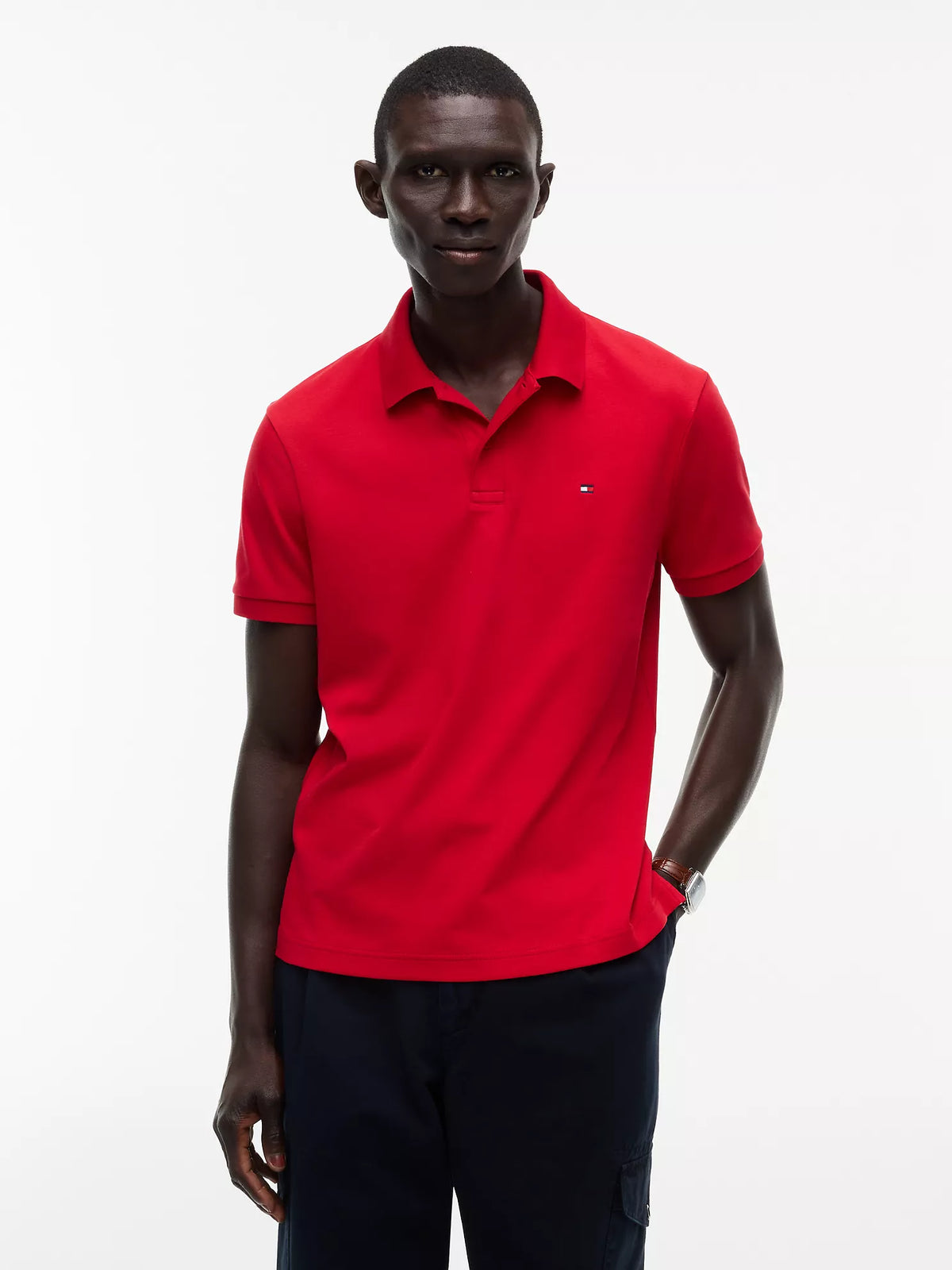 Tommy Hilfiger  - Regular Fit Smooth Cotton Polo
