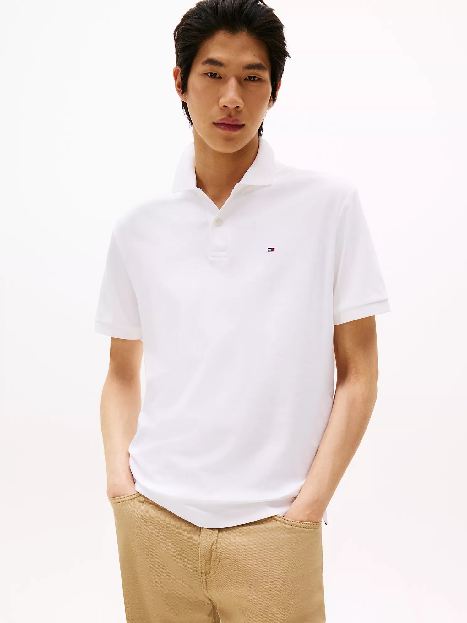 Tommy Hilfiger  - Regular Fit Smooth Cotton Polo