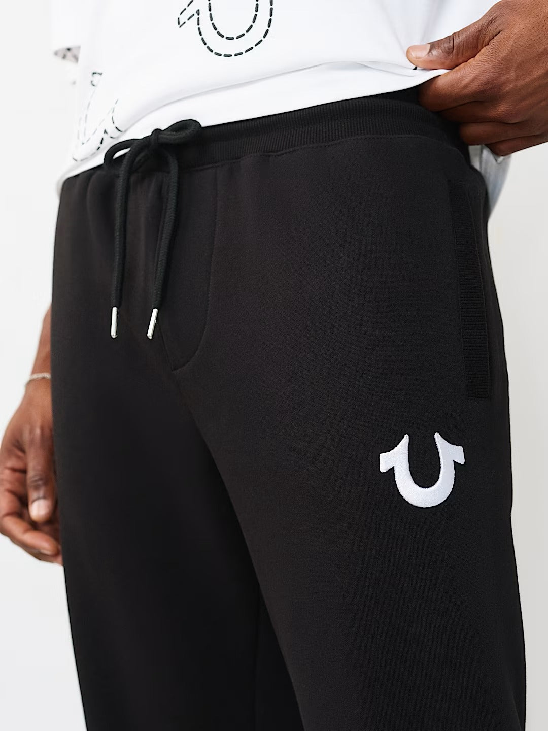 True Religion - Straight OG Logo Sweatpant