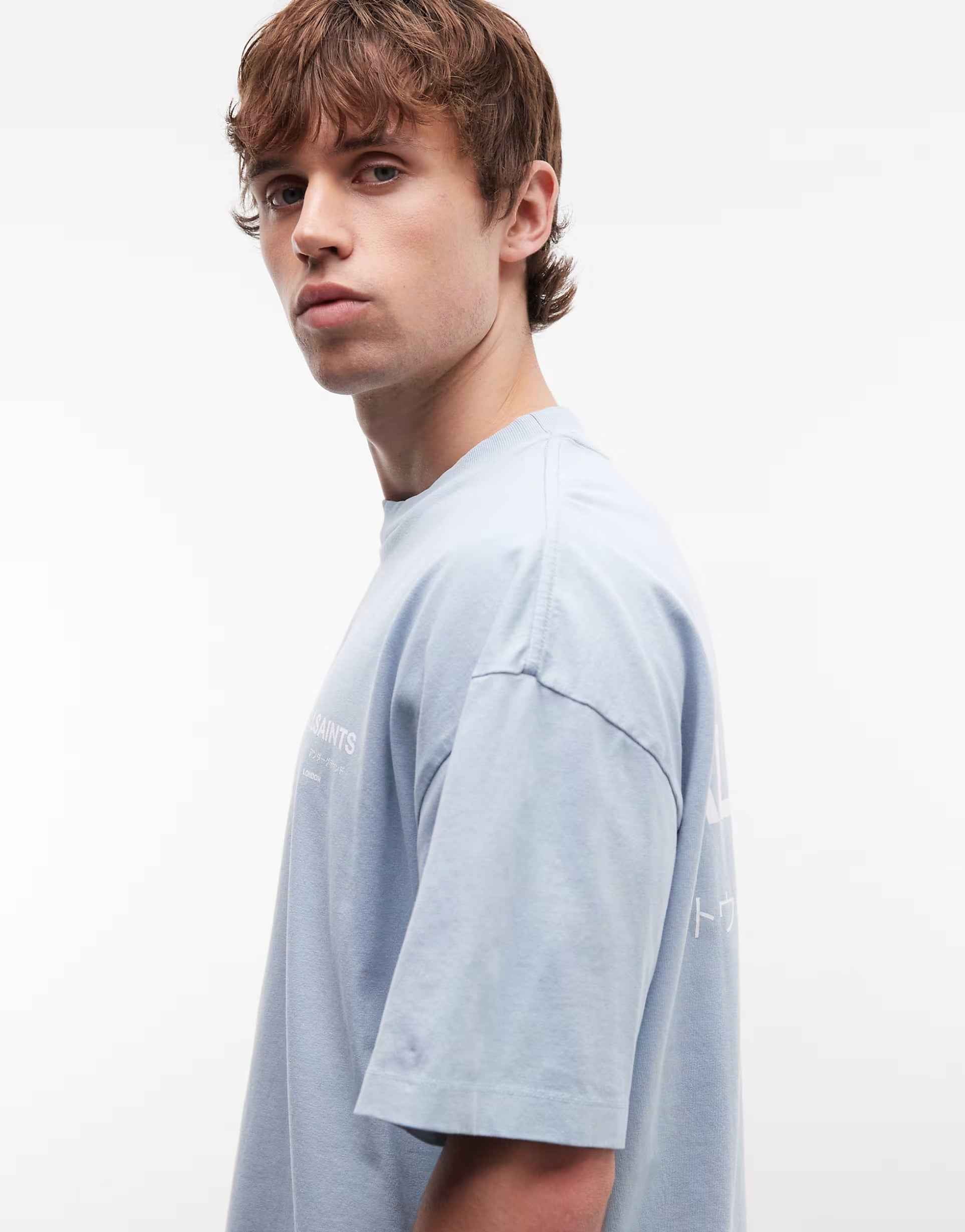 Allsaints - Underground logo t-shirt with back print