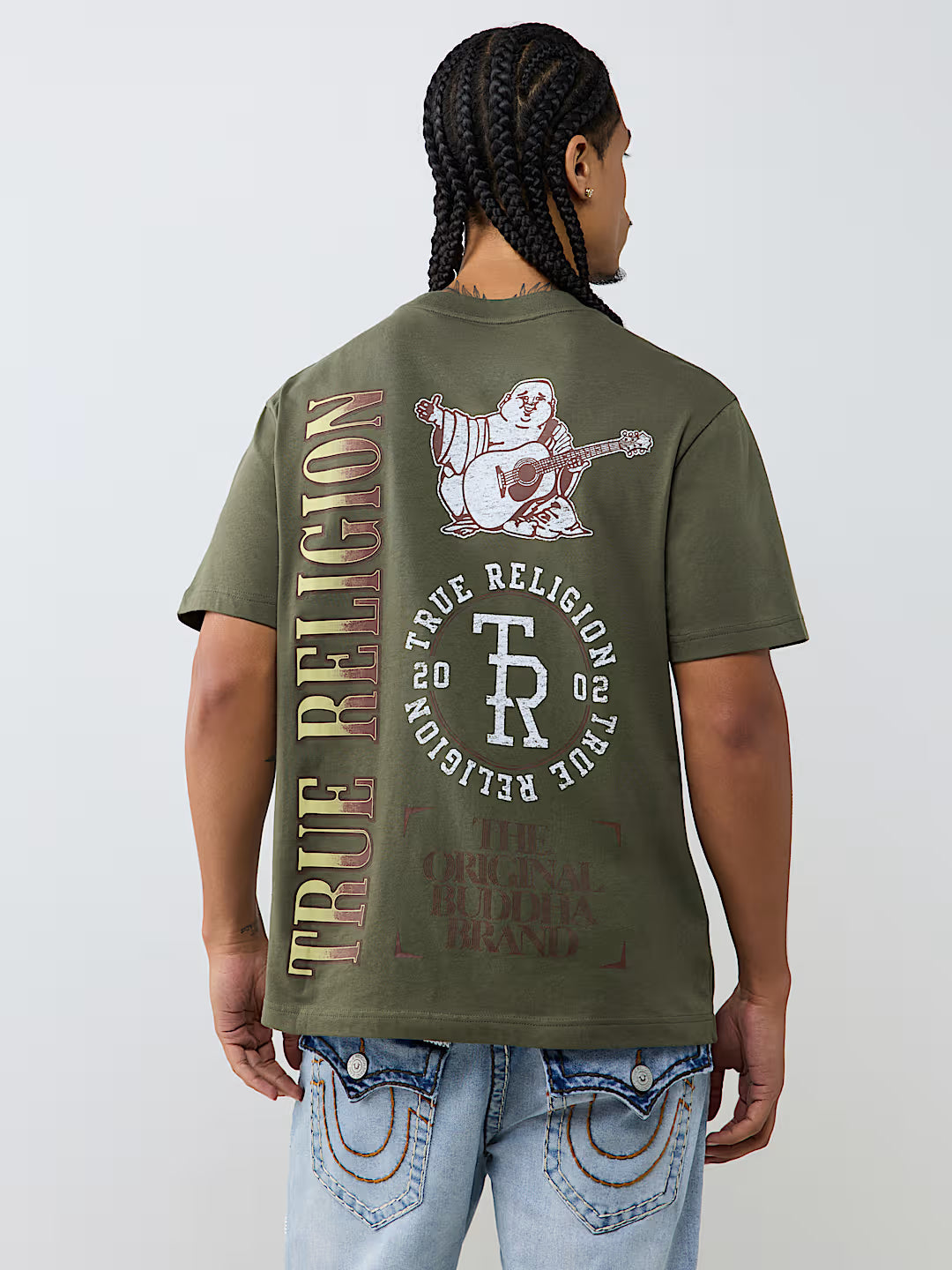 True Religion - Stacked Logo Tee