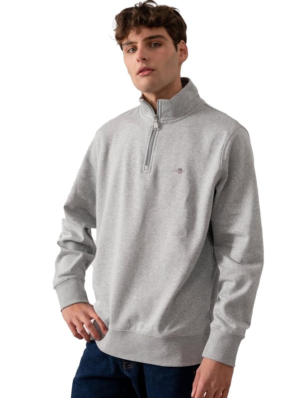 Gant - Mens Shield Half Zip Sweatshirt