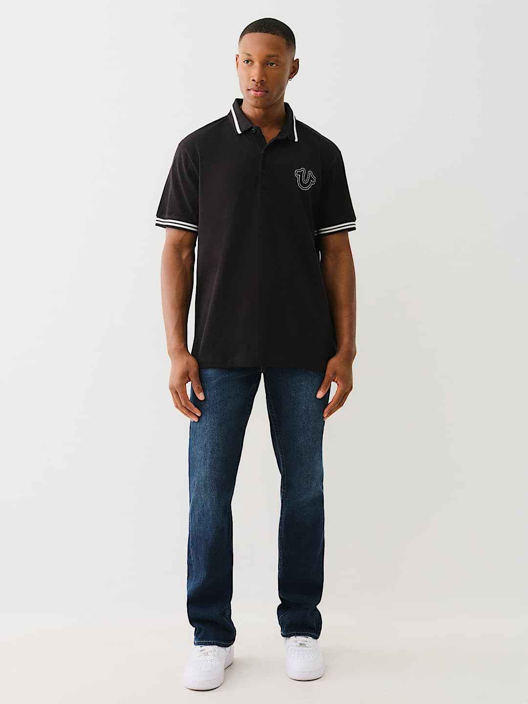 True Religion - Big T Horseshoe Polo Shirt