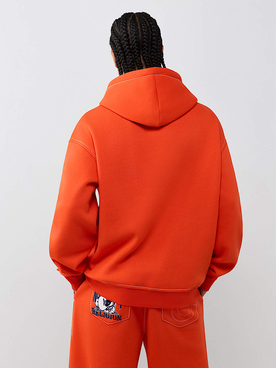 True Religion - No. 1 Logo Big T Hoodie