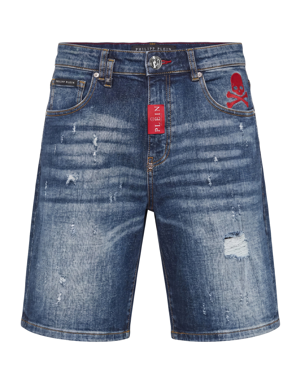 PHILIPP PLEIN - Denim Formentera Shorts Basics