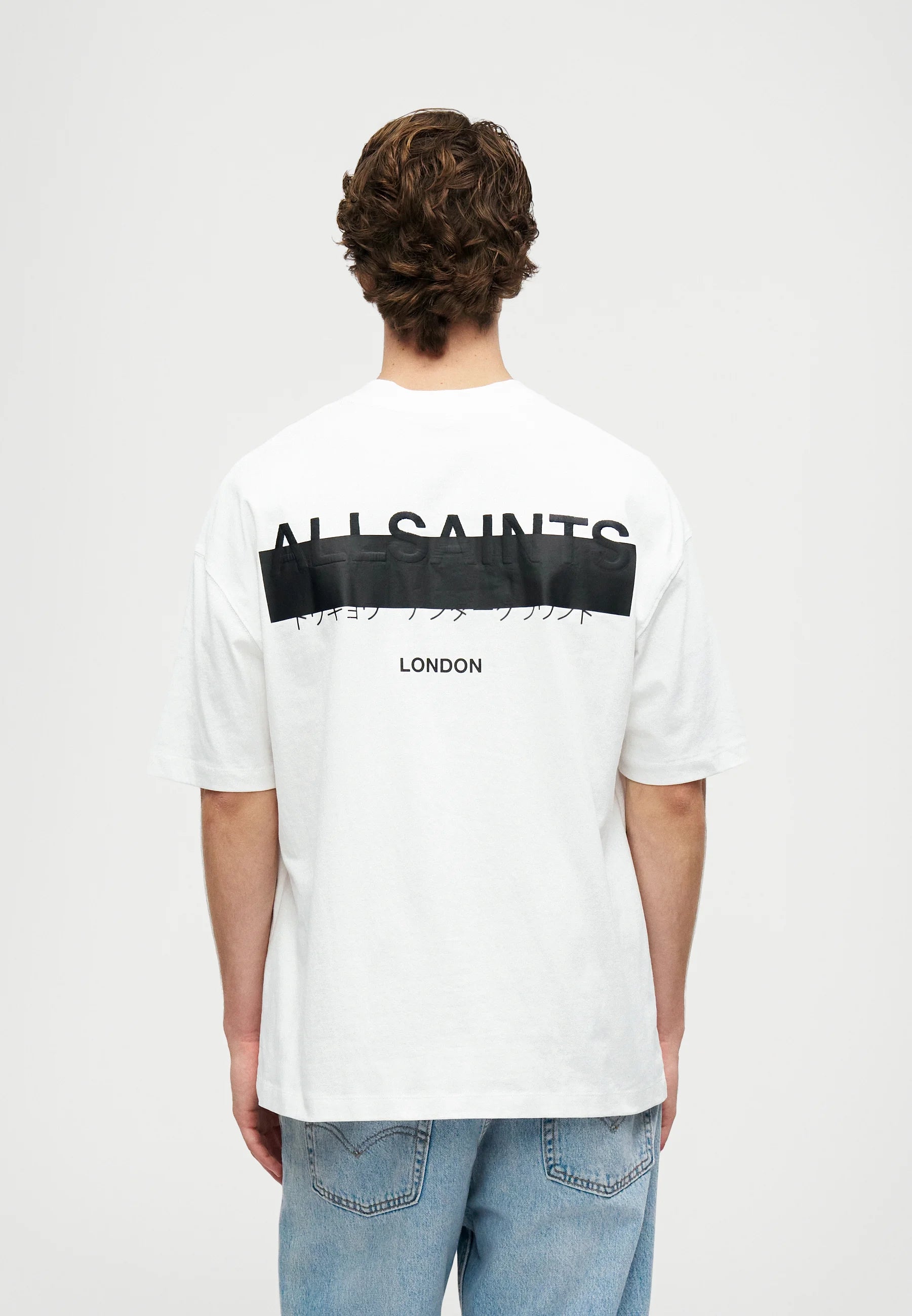 AllSaints - Redact Crew Print T-shirt