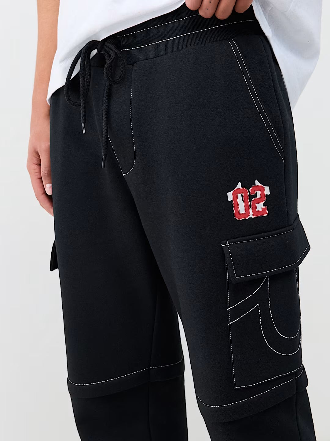 True Religion - Contrast Mfg Cargo Sweatpant