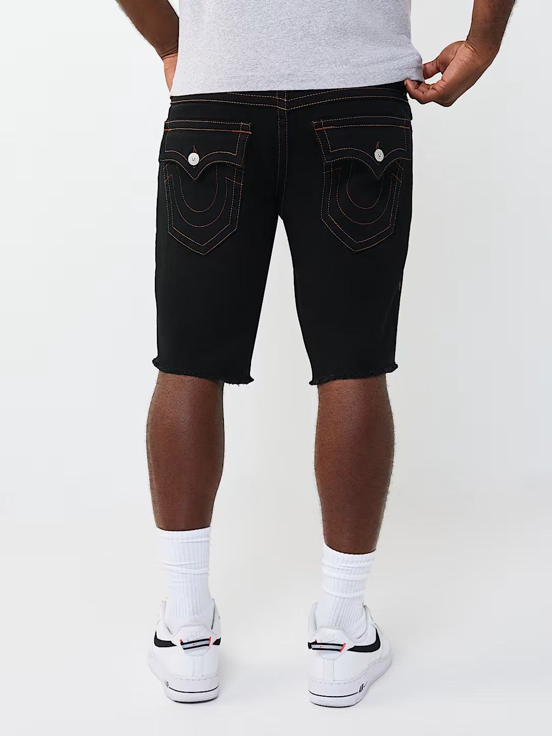 True Religion - Ricky Frayed Hem Flap Short