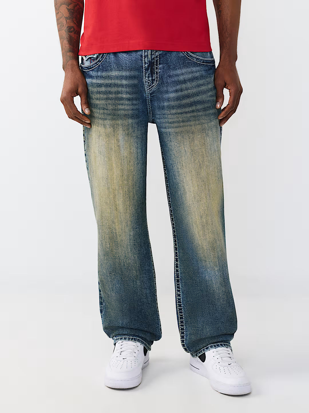 True Religion - Bobby Big T Flap Baggy Jean 32