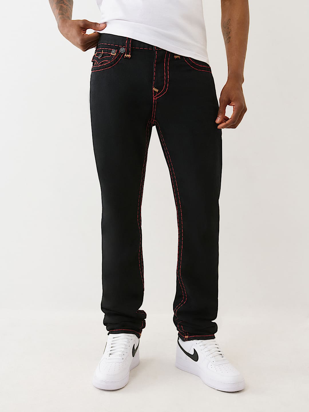 True Religion - Rocco Stacked Super T Flap Skinny Jean