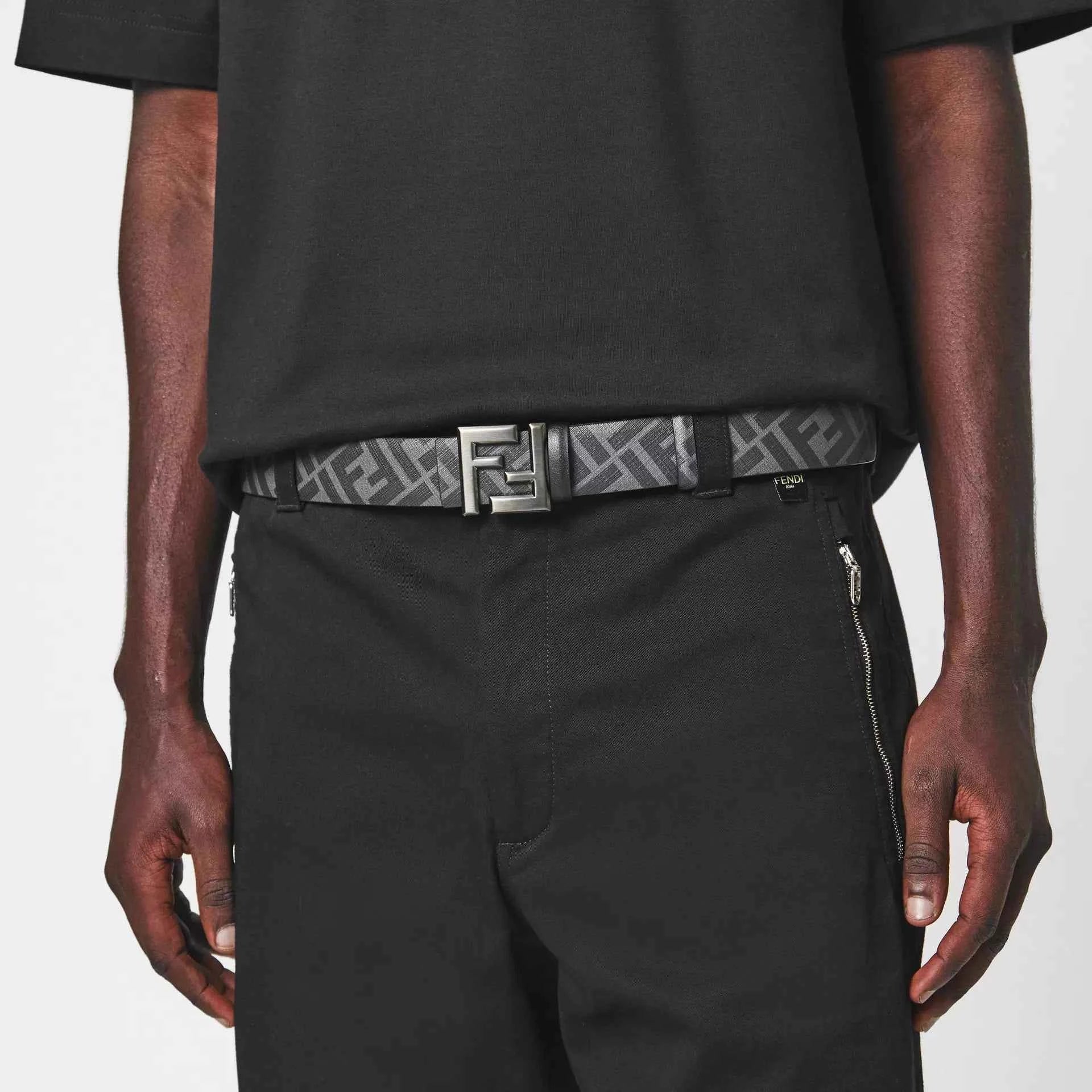 Fendi - Mens FF Reversible Belt