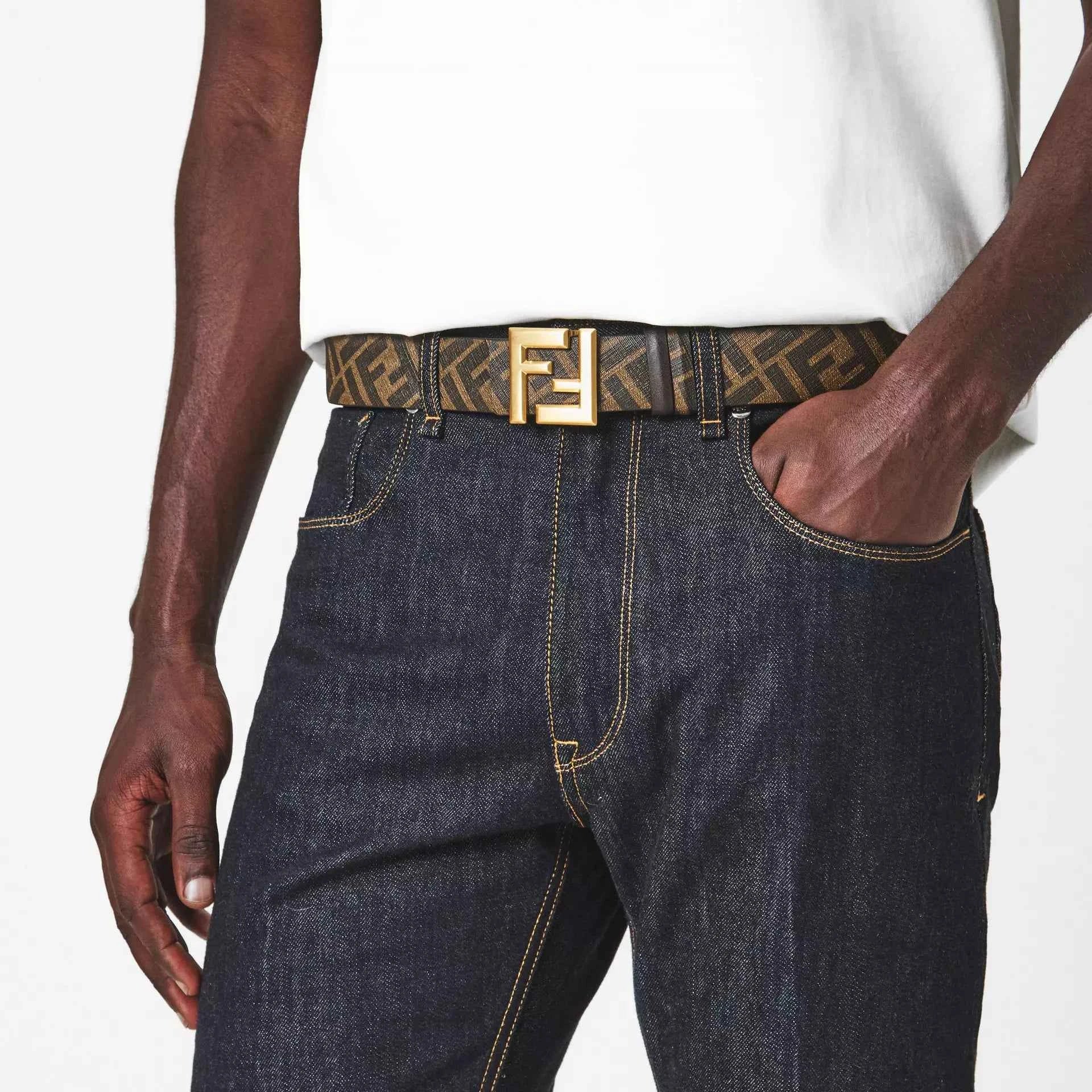 Fendi - Mens FF Reversible Belt