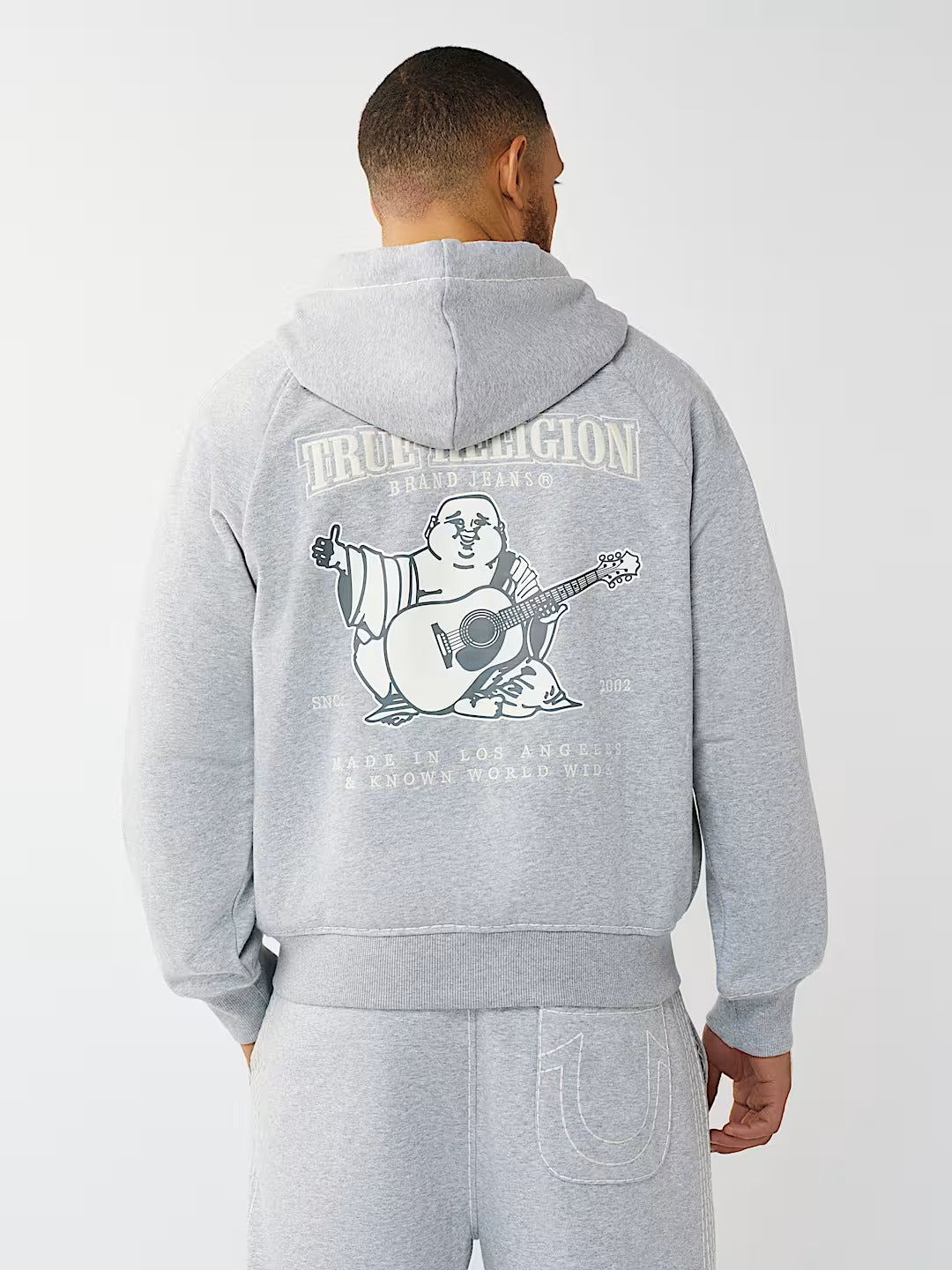 True Religion - Super T Boxy Zip Hoodie
