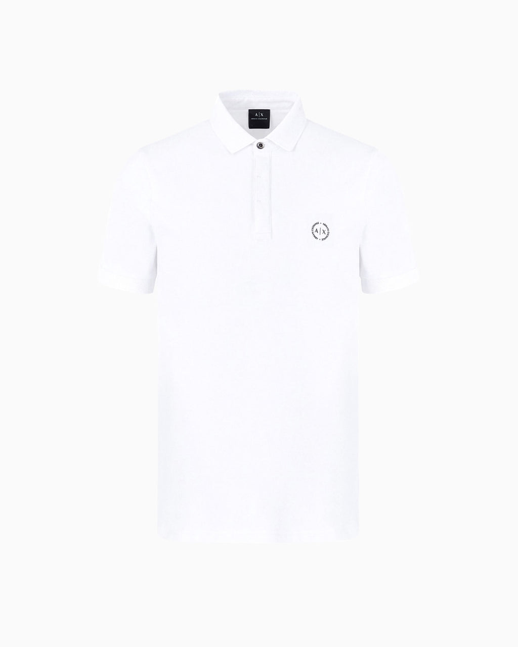 Slim Fit Stretch Cotton Polo With Logo
